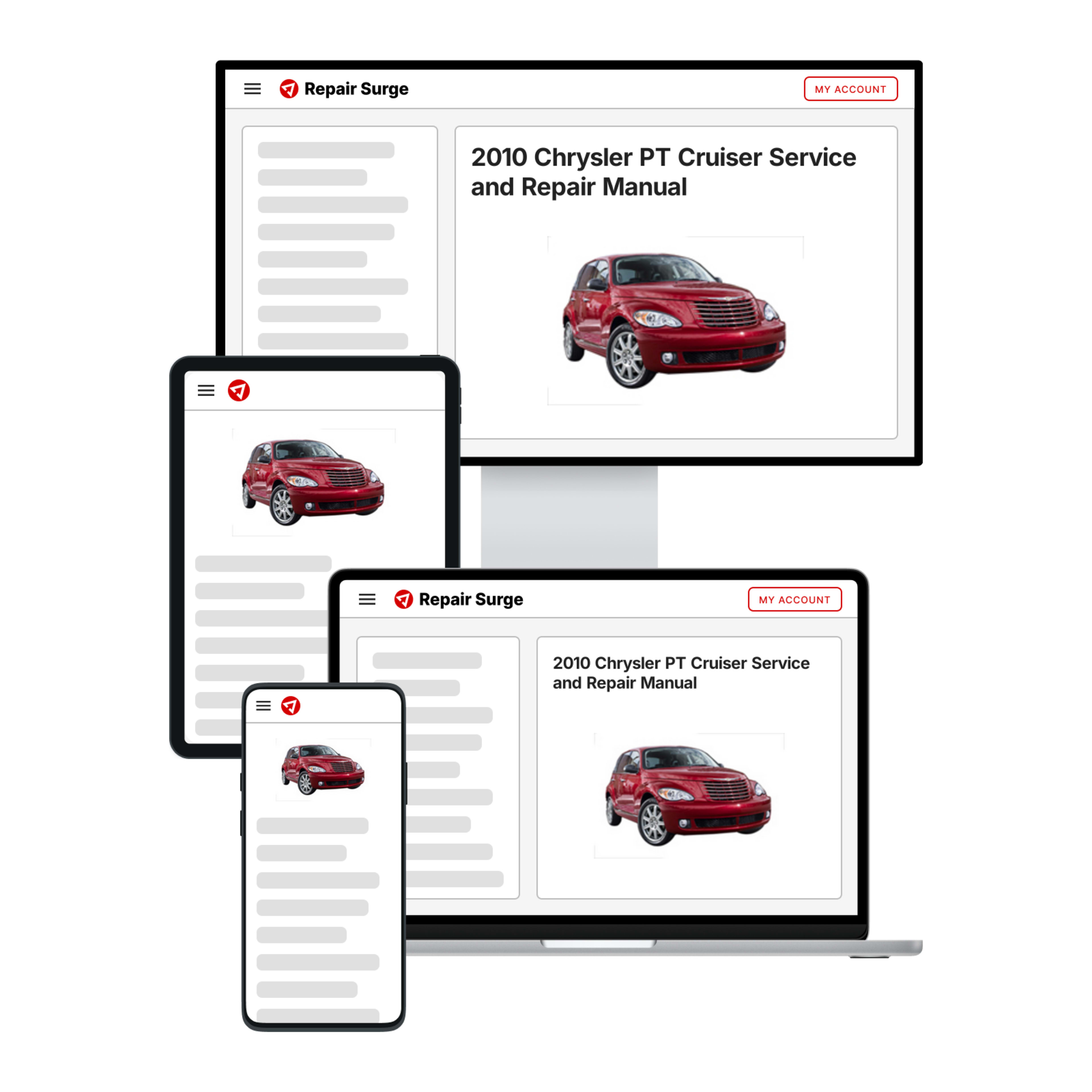 2010 Chrysler PT Cruiser service and repair manual hero image