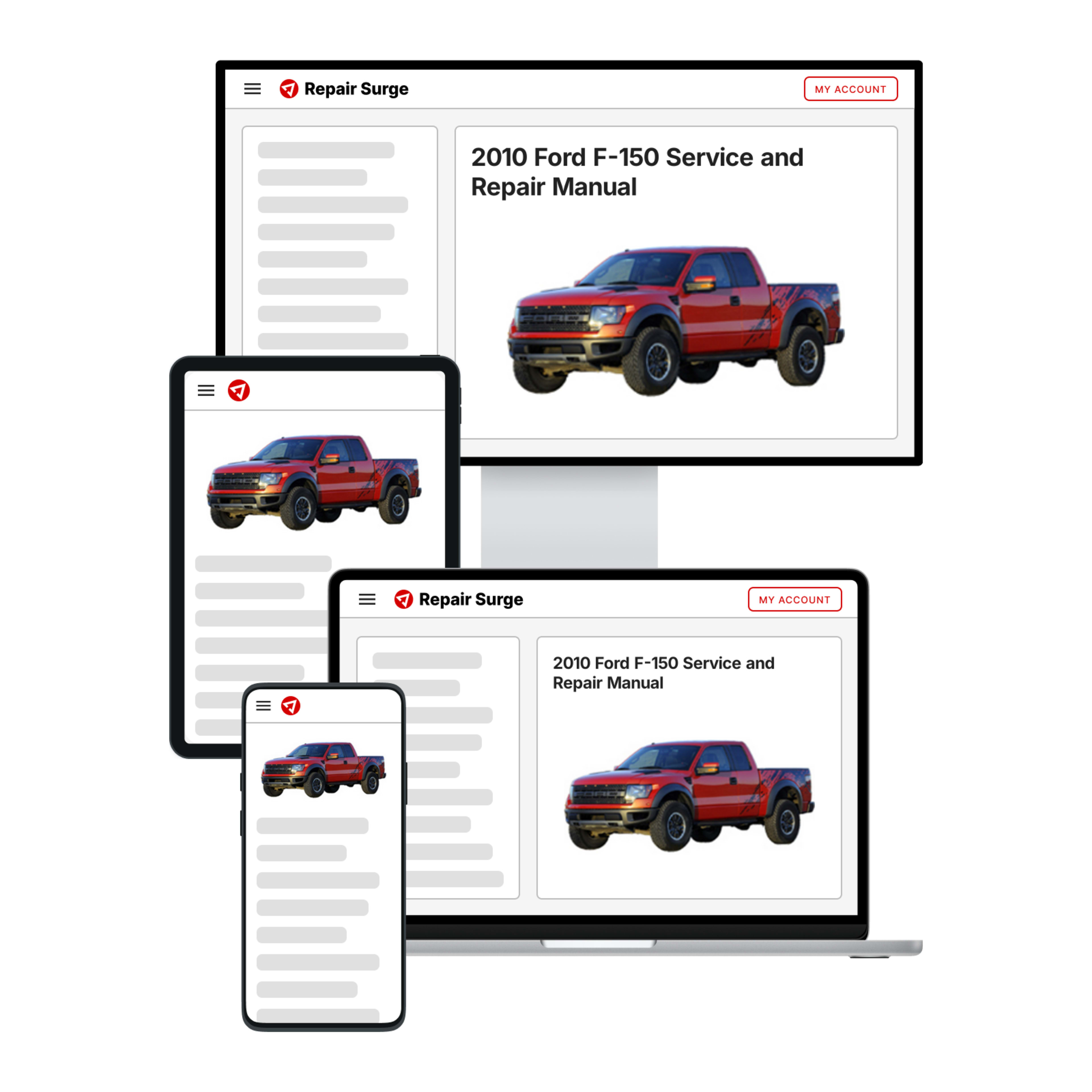 2010 Ford F-150 service and repair manual hero image