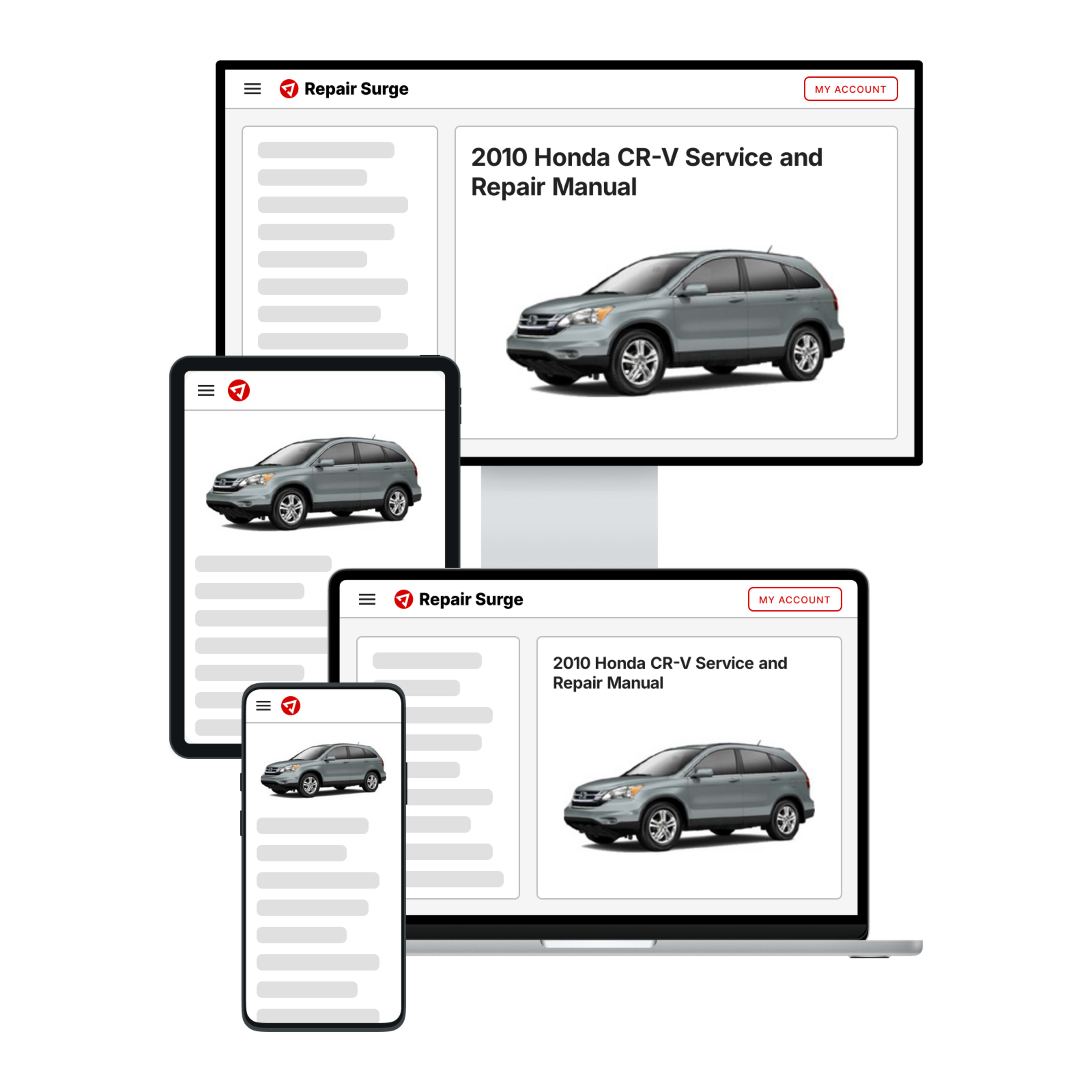 2010 Honda CR-V service and repair manual hero image