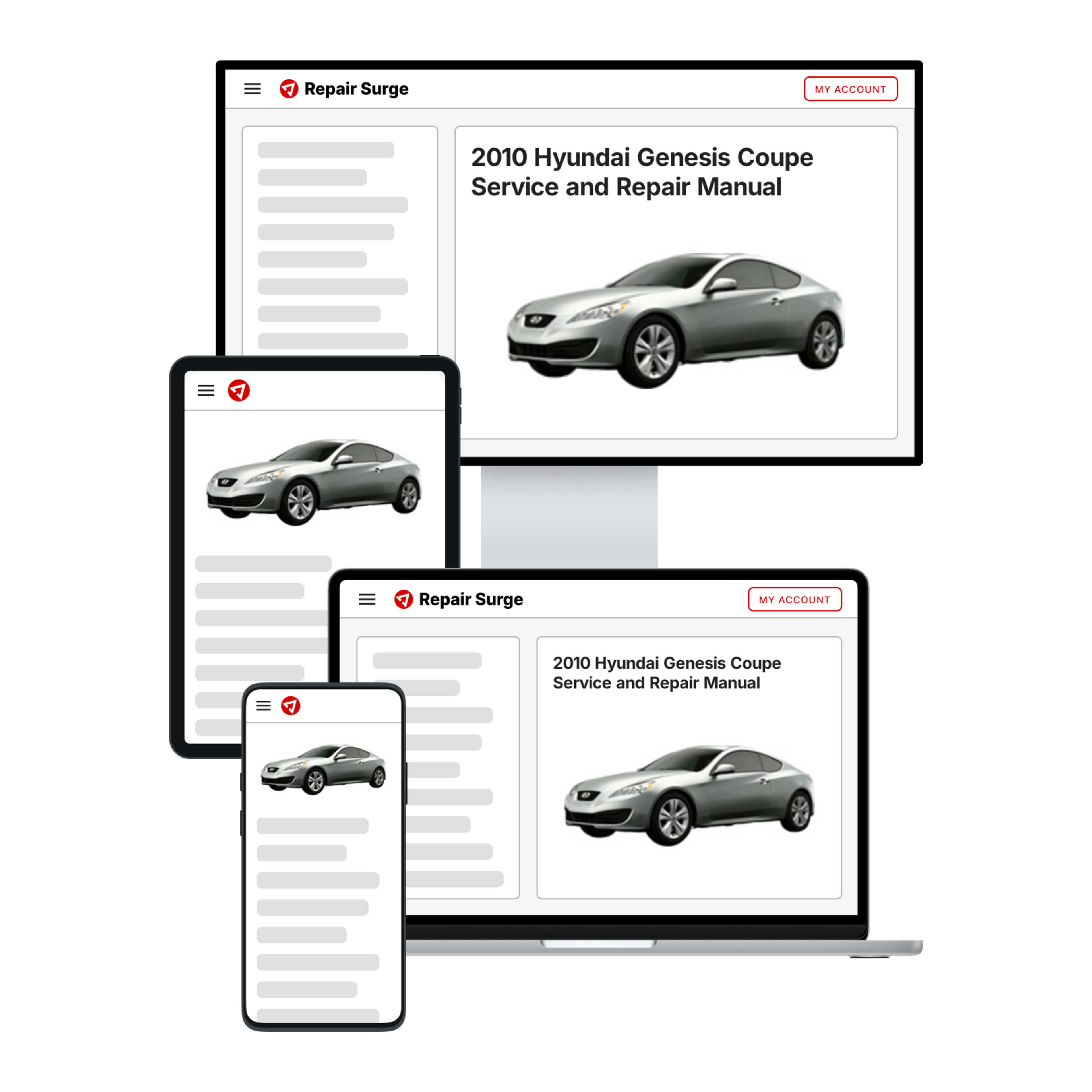 2010 Hyundai Genesis Coupe service and repair manual hero image
