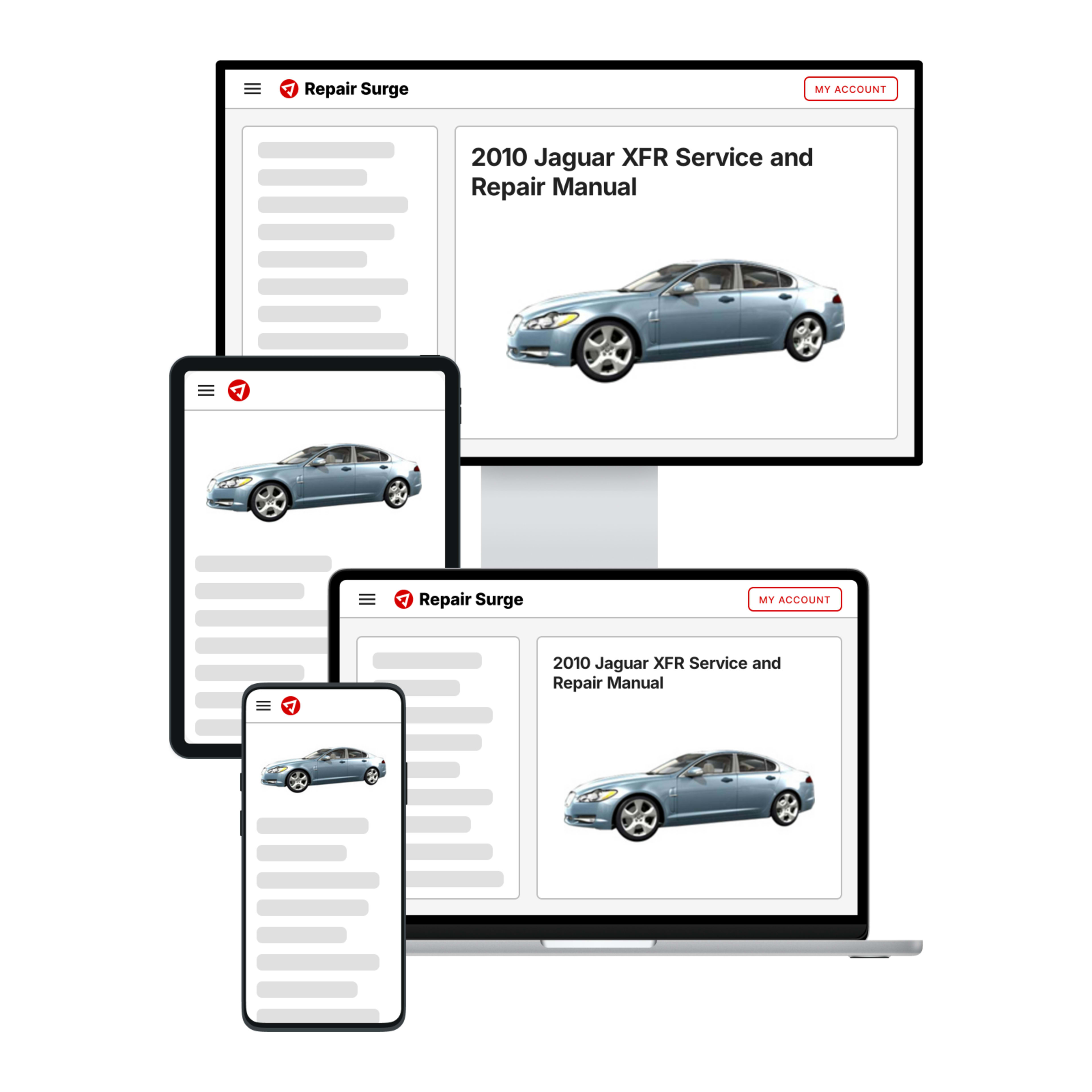 2010 Jaguar XFR service and repair manual hero image