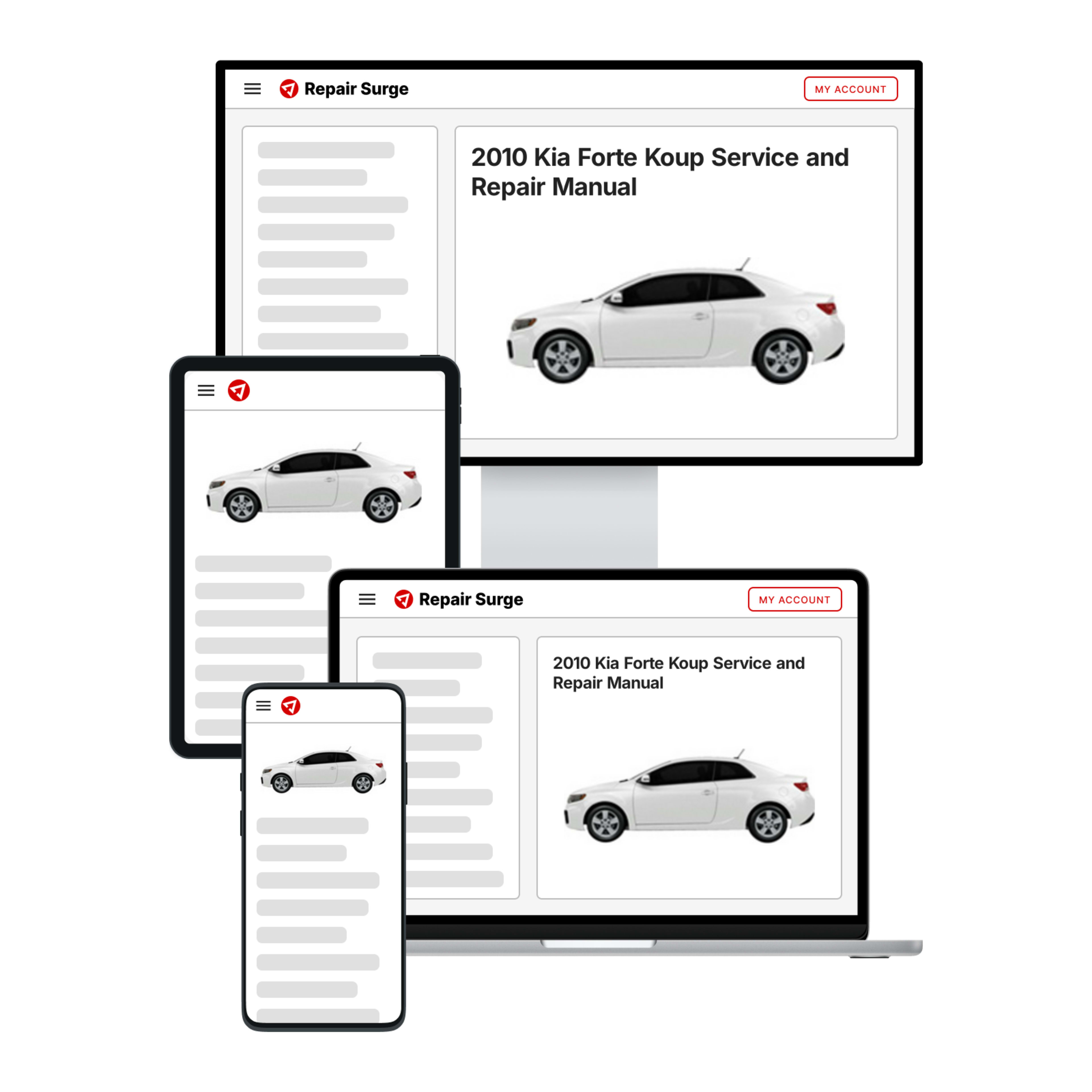 2010 Kia Forte Koup service and repair manual hero image