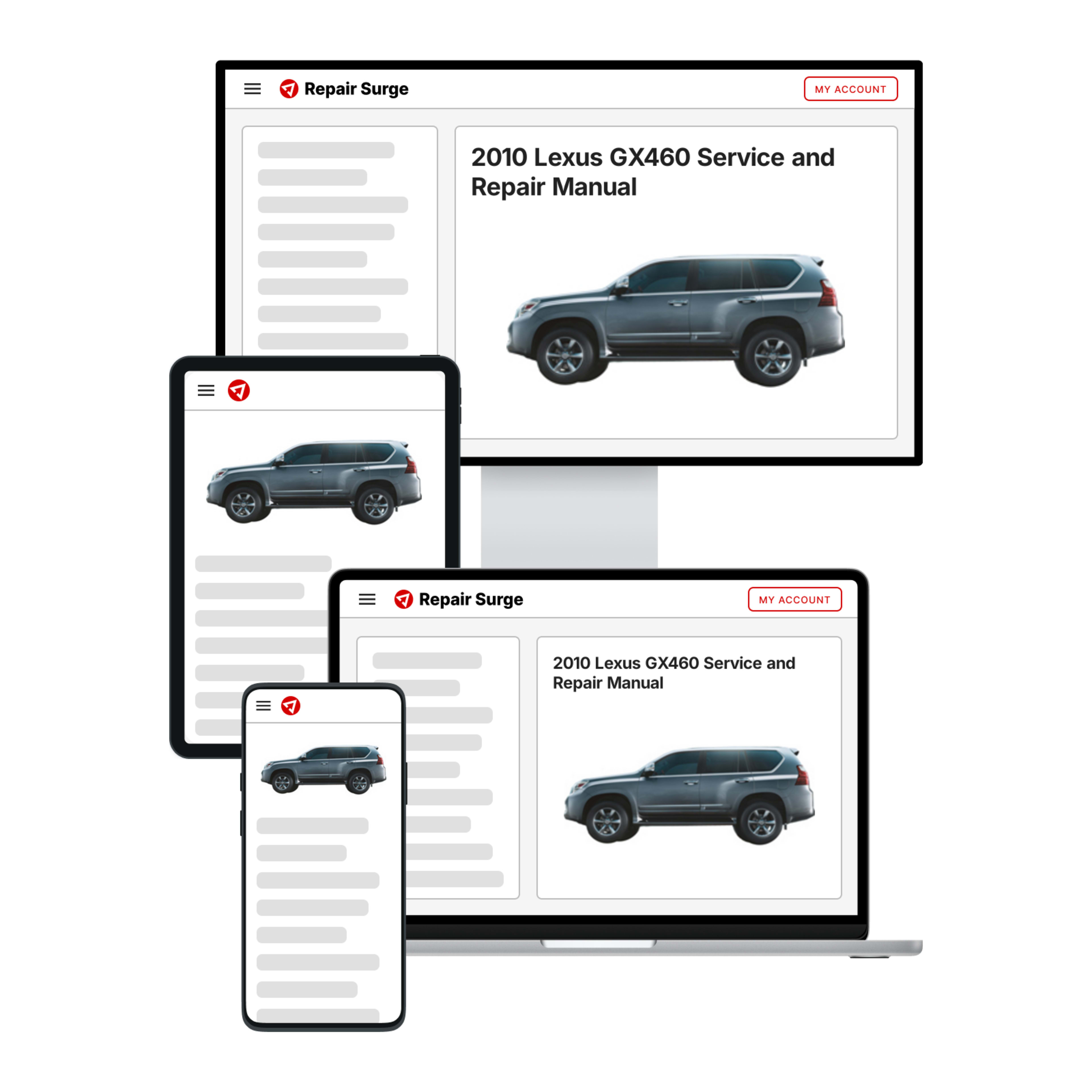 2010 Lexus GX460 service and repair manual hero image