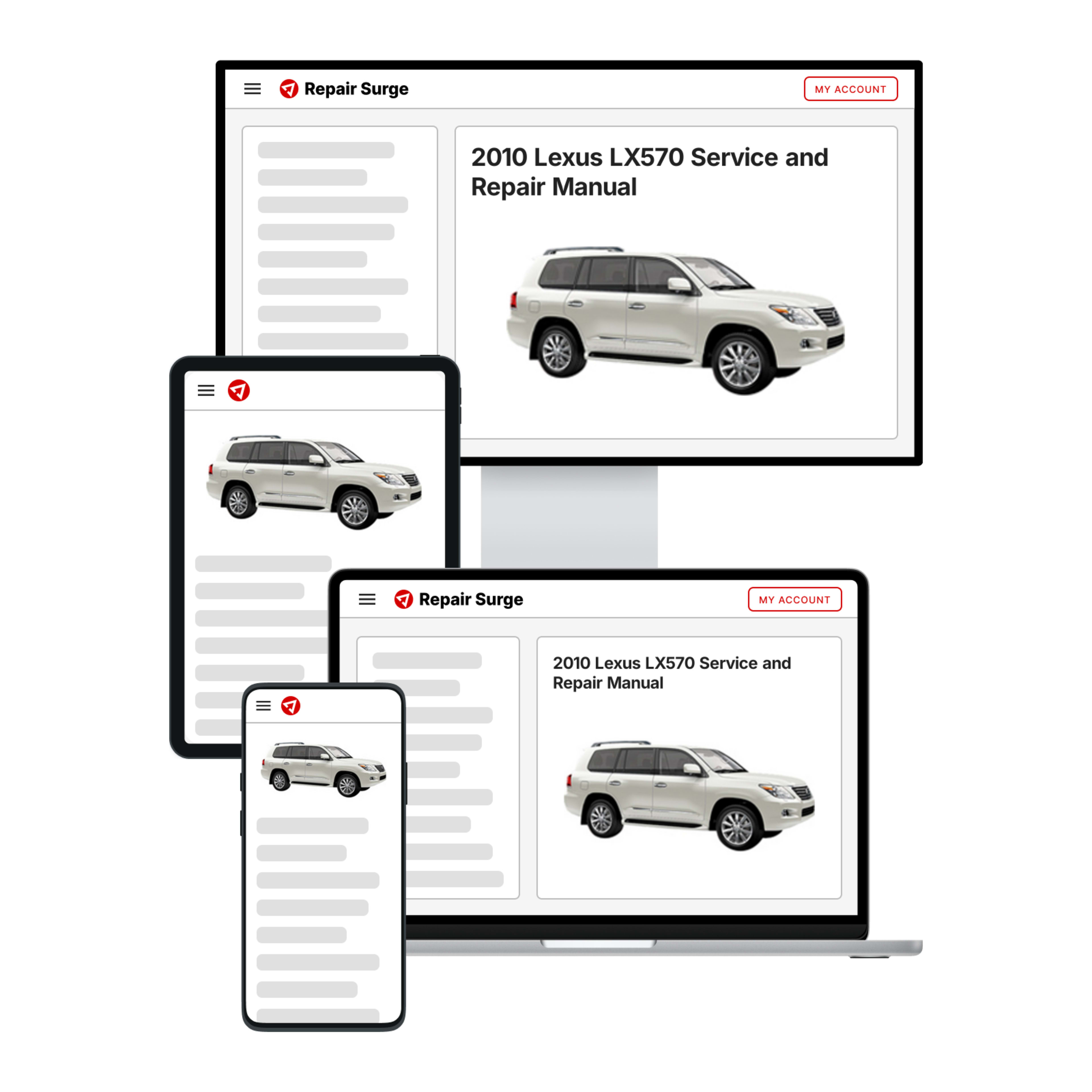 2010 Lexus LX570 service and repair manual hero image