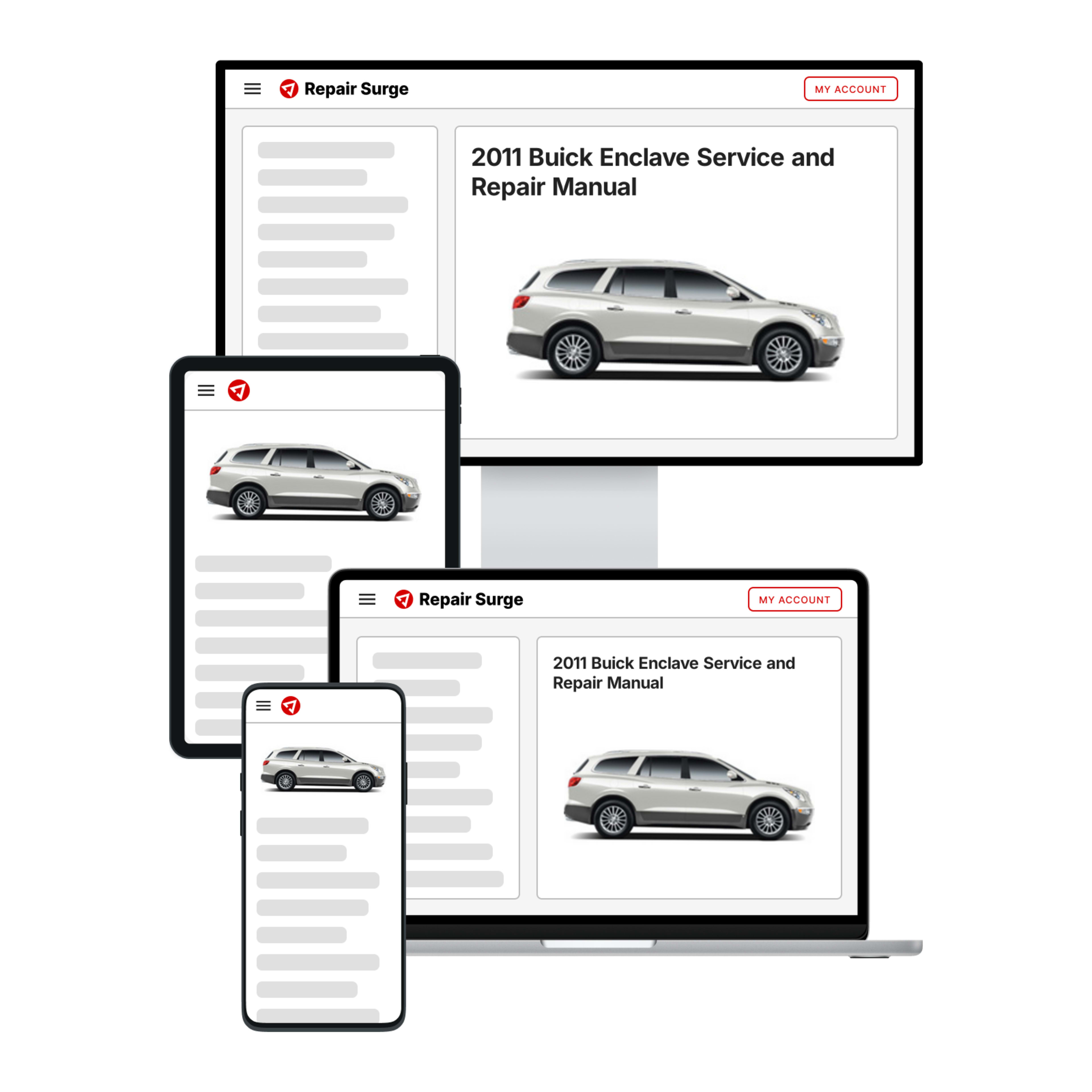 2011 Buick Enclave service and repair manual hero image