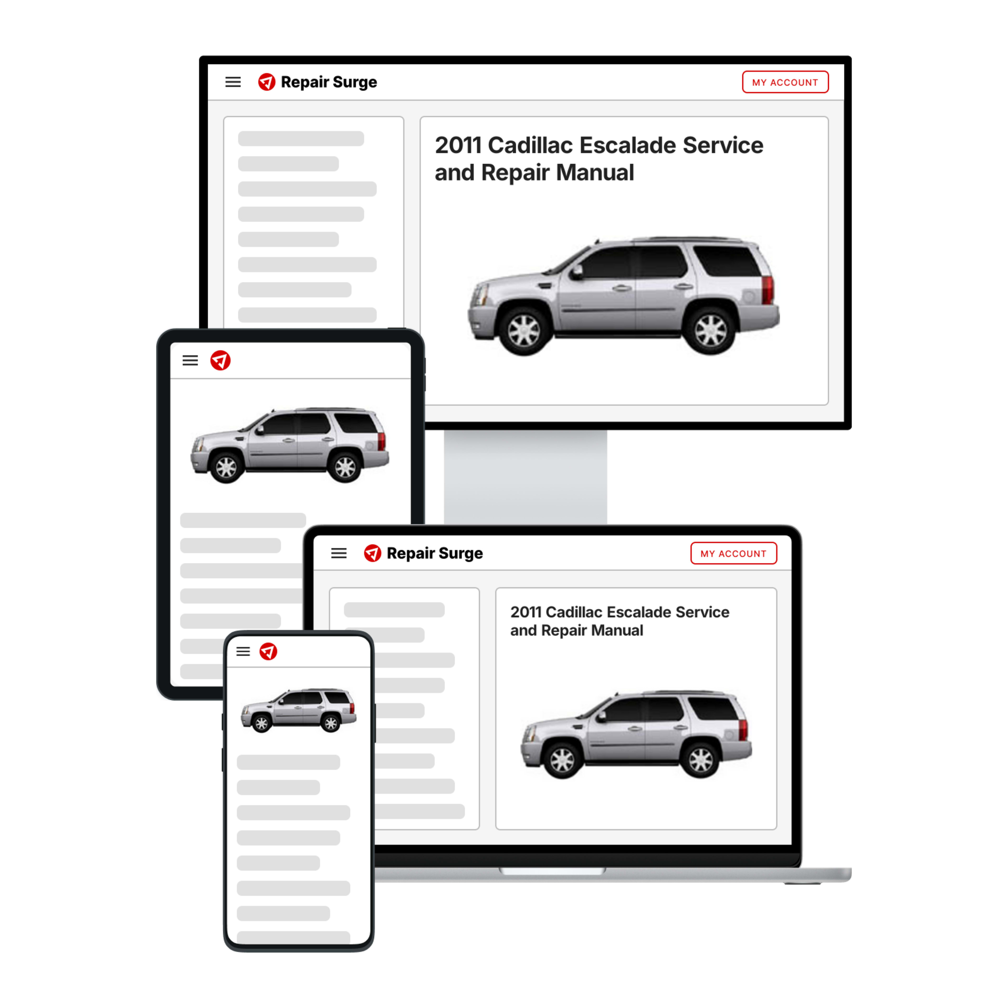 2011 Cadillac Escalade service and repair manual hero image