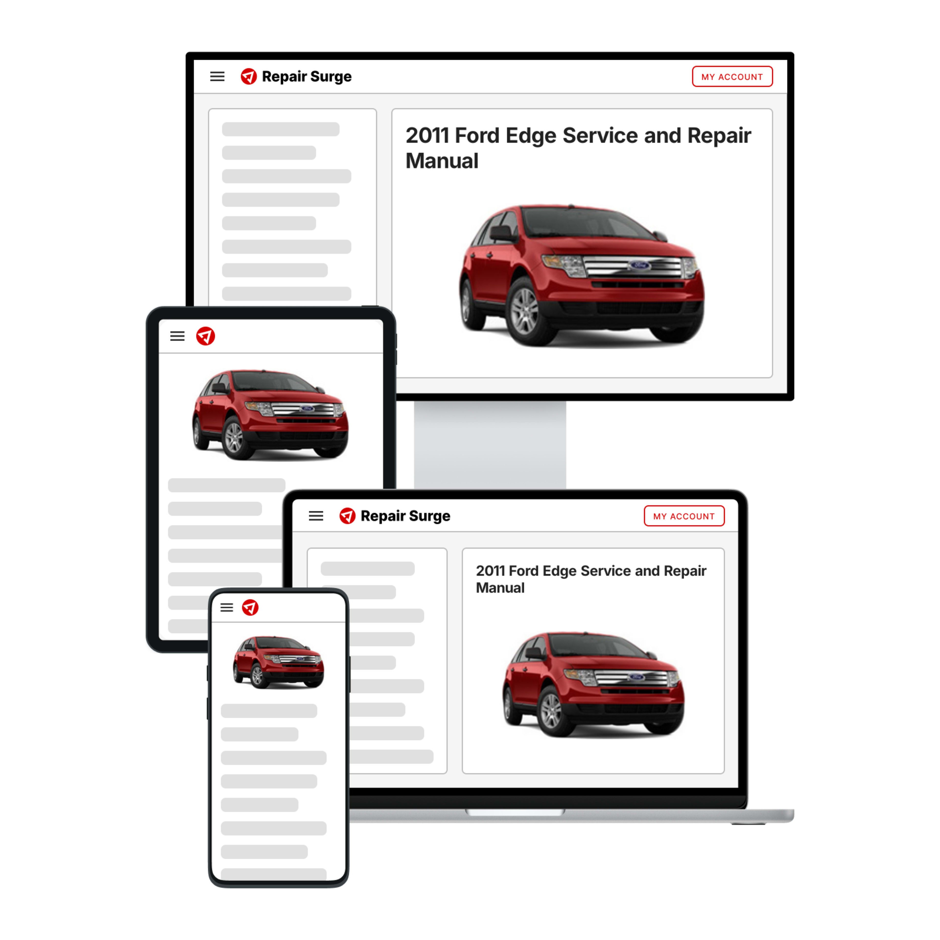 2011 Ford Edge service and repair manual hero image