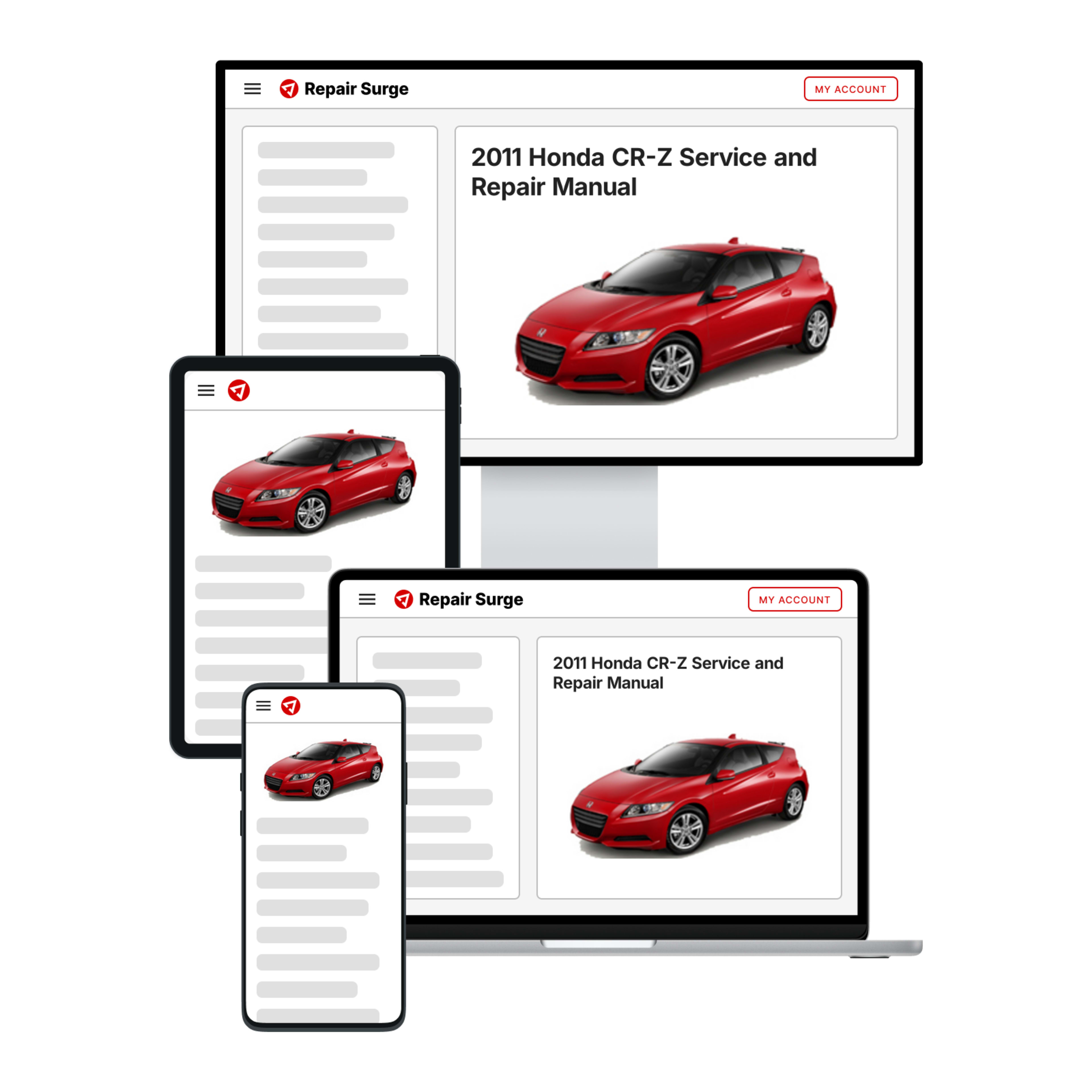 2011 Honda CR-Z service and repair manual hero image