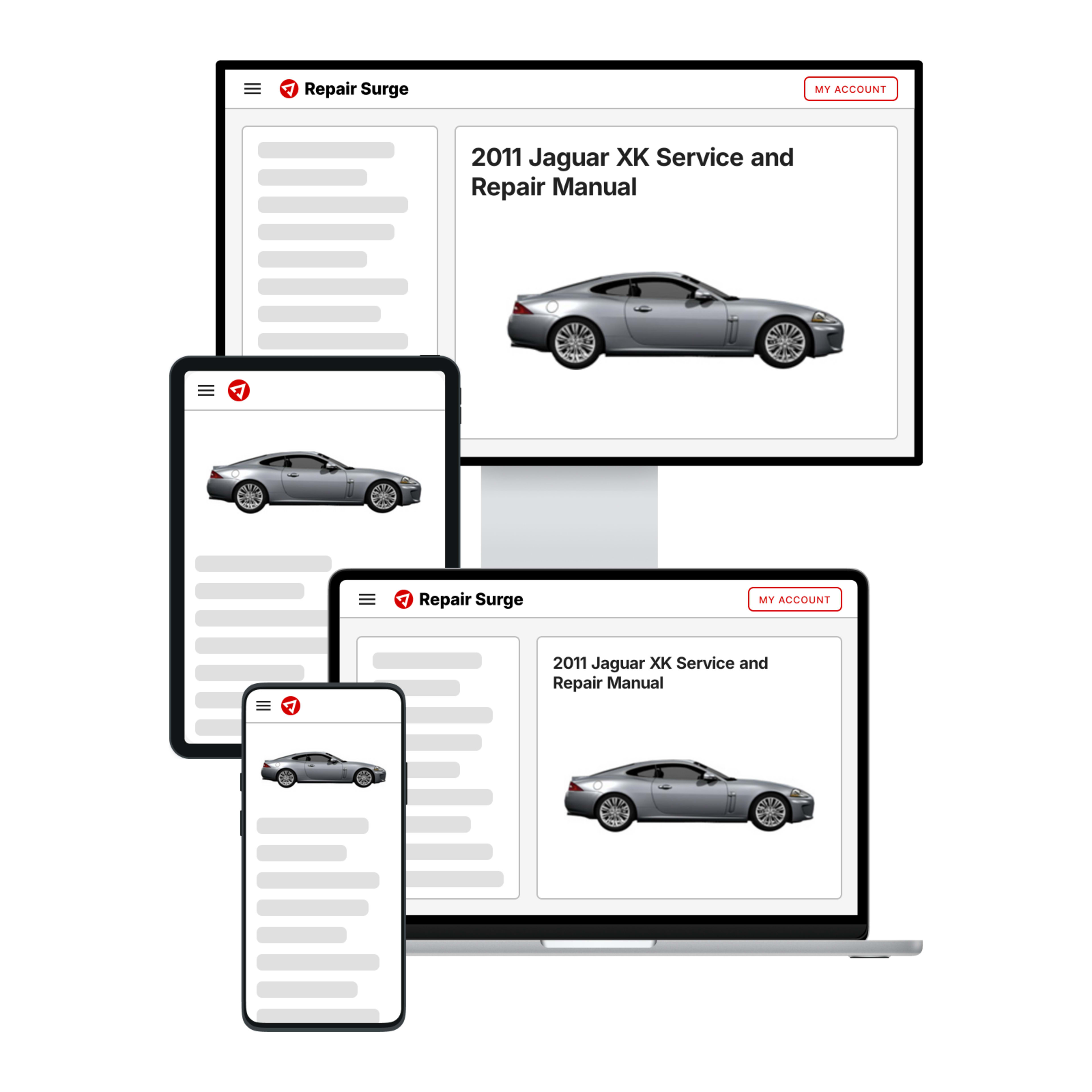 2011 Jaguar XK service and repair manual hero image