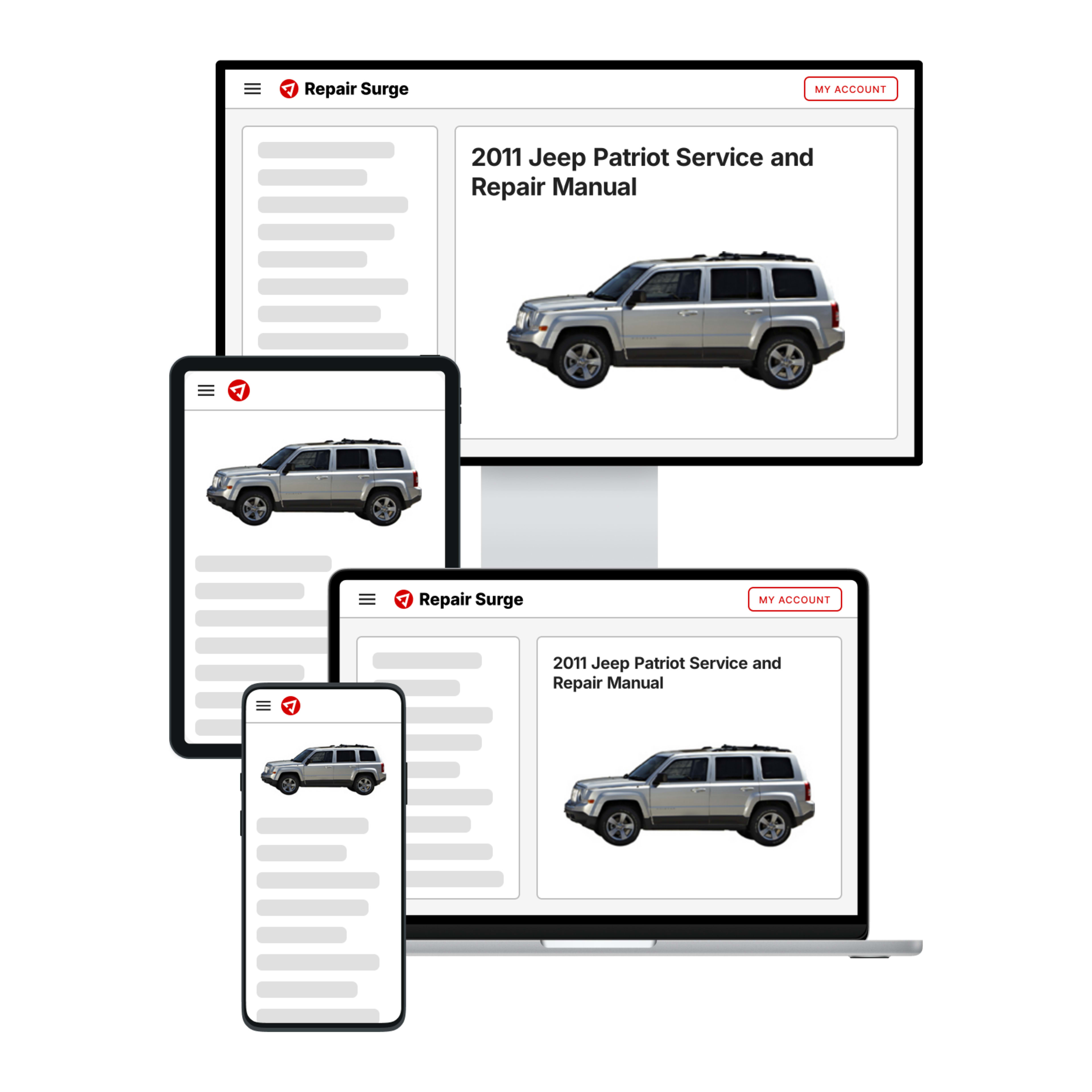 2011 Jeep Patriot service and repair manual hero image