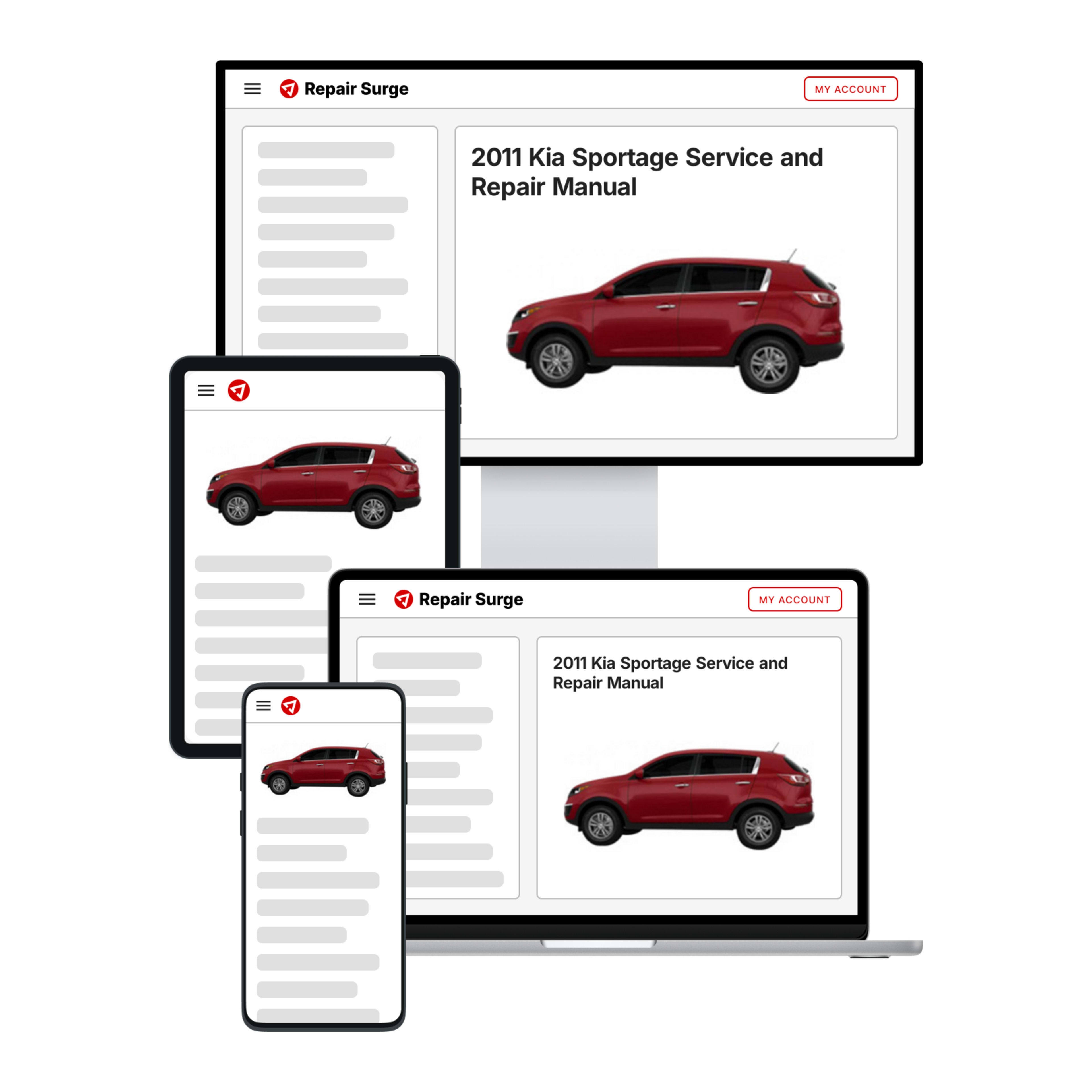 2011 Kia Sportage service and repair manual hero image