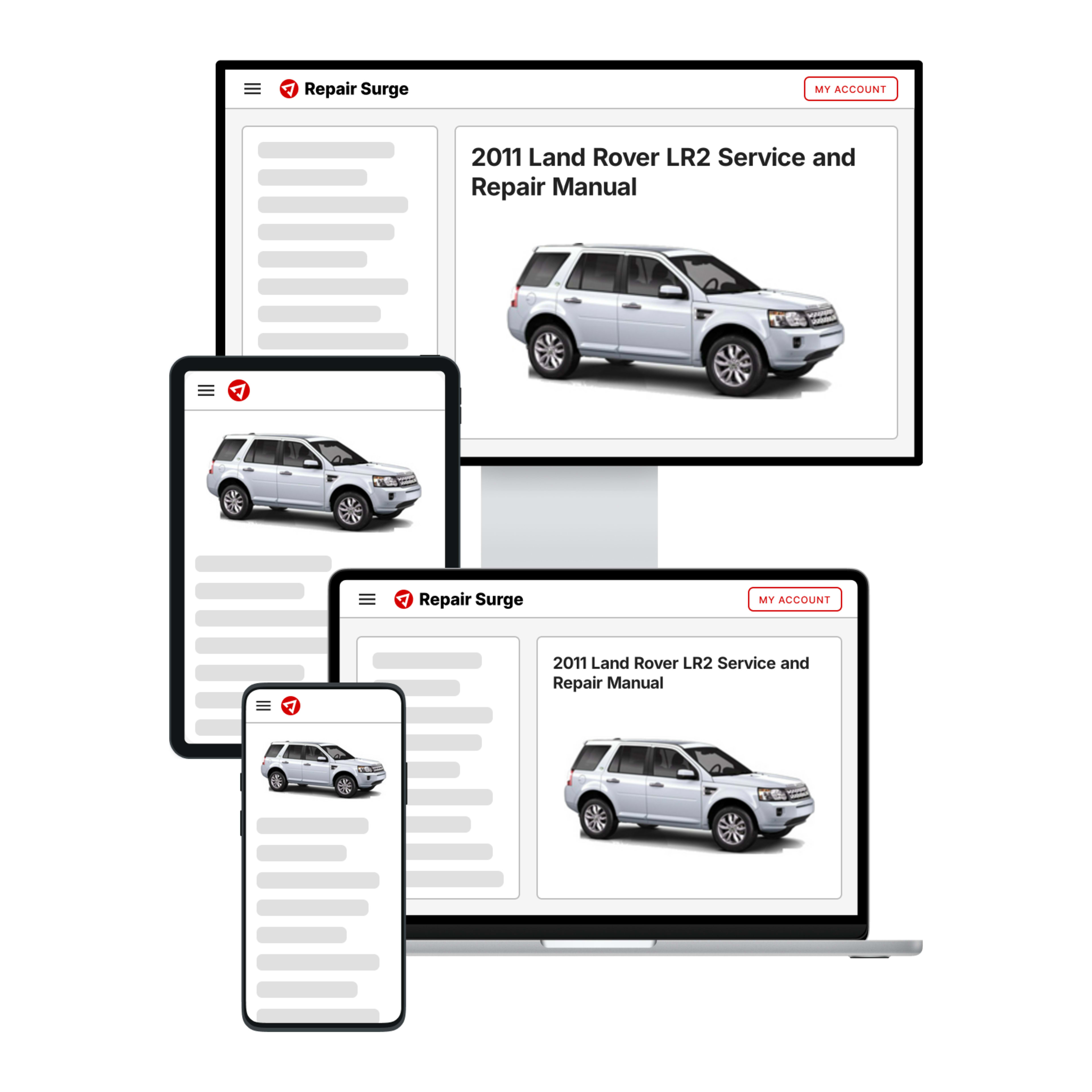 2011 Land Rover LR2 service and repair manual hero image