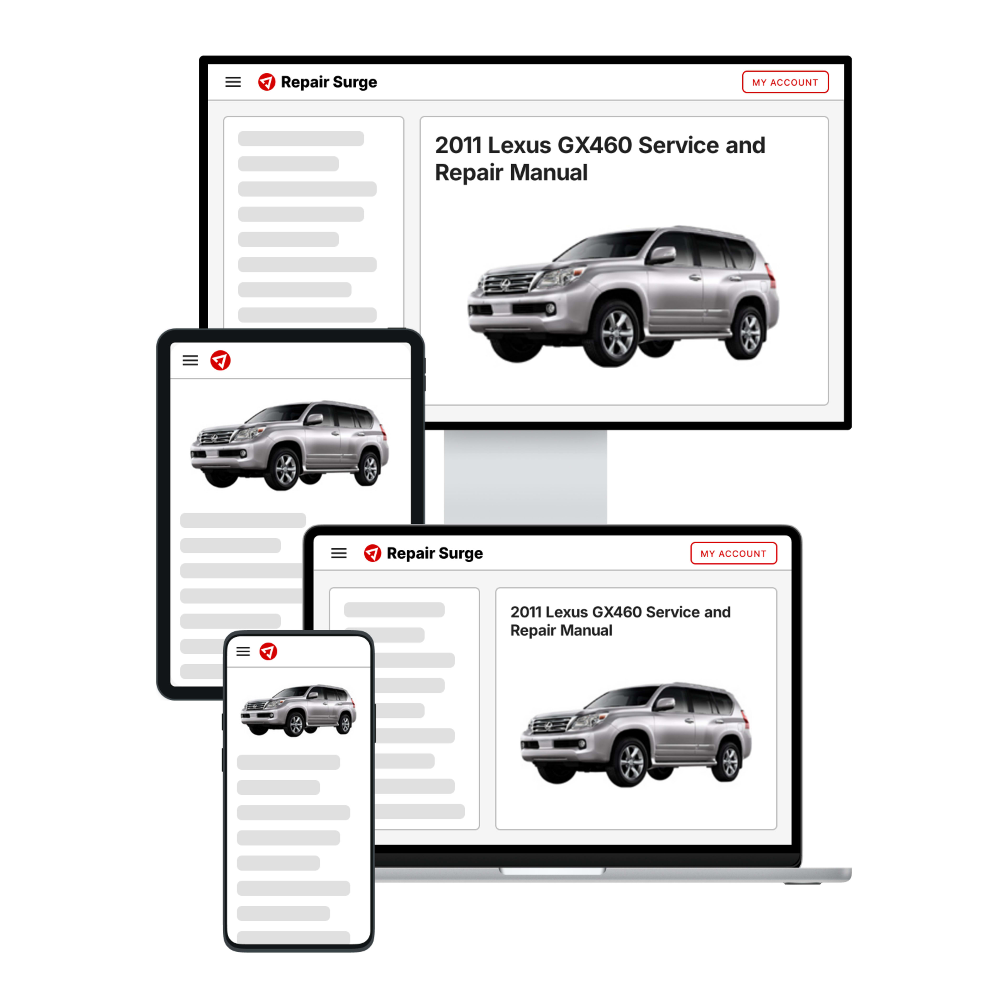 2011 Lexus GX460 service and repair manual hero image