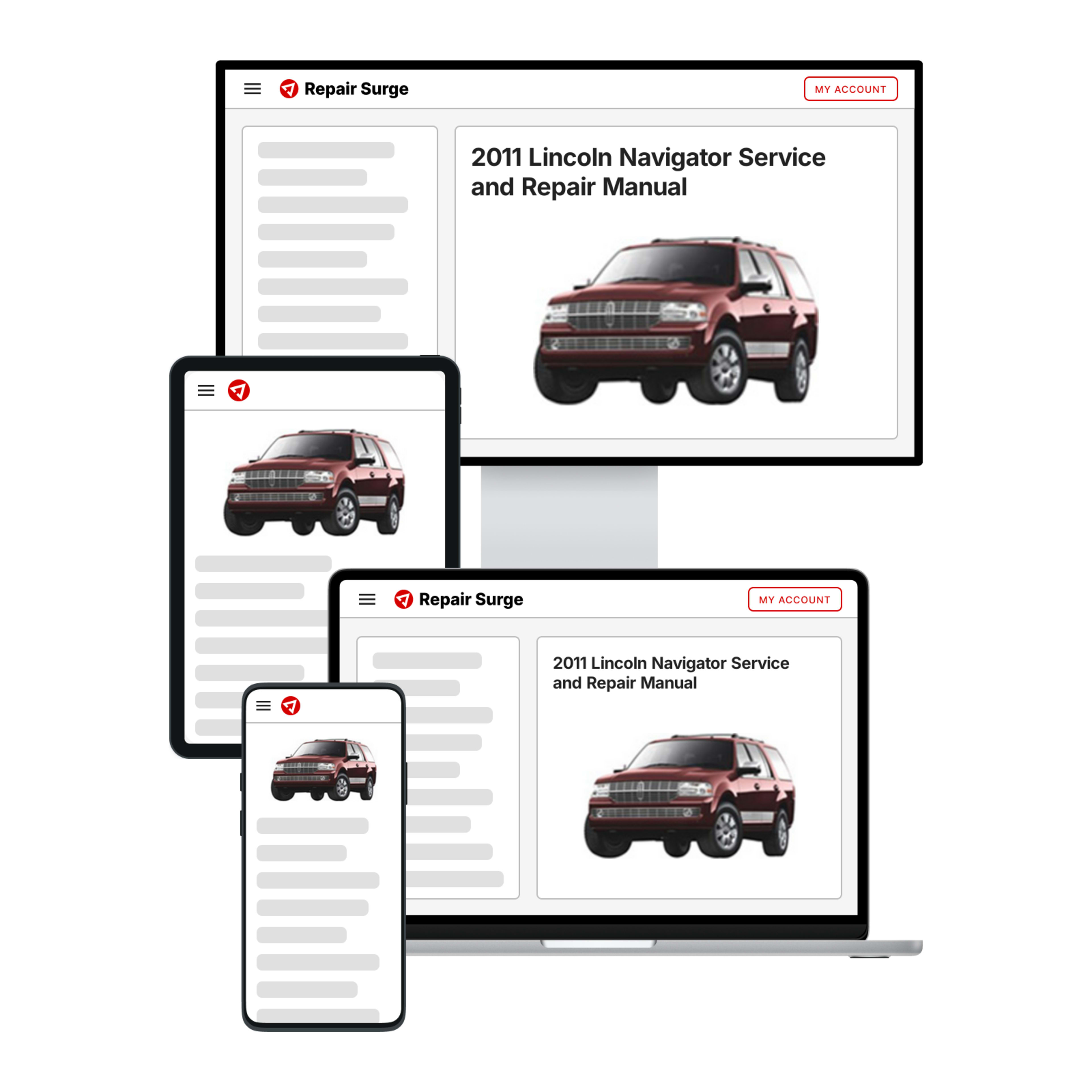 2011 Lincoln Navigator service and repair manual hero image