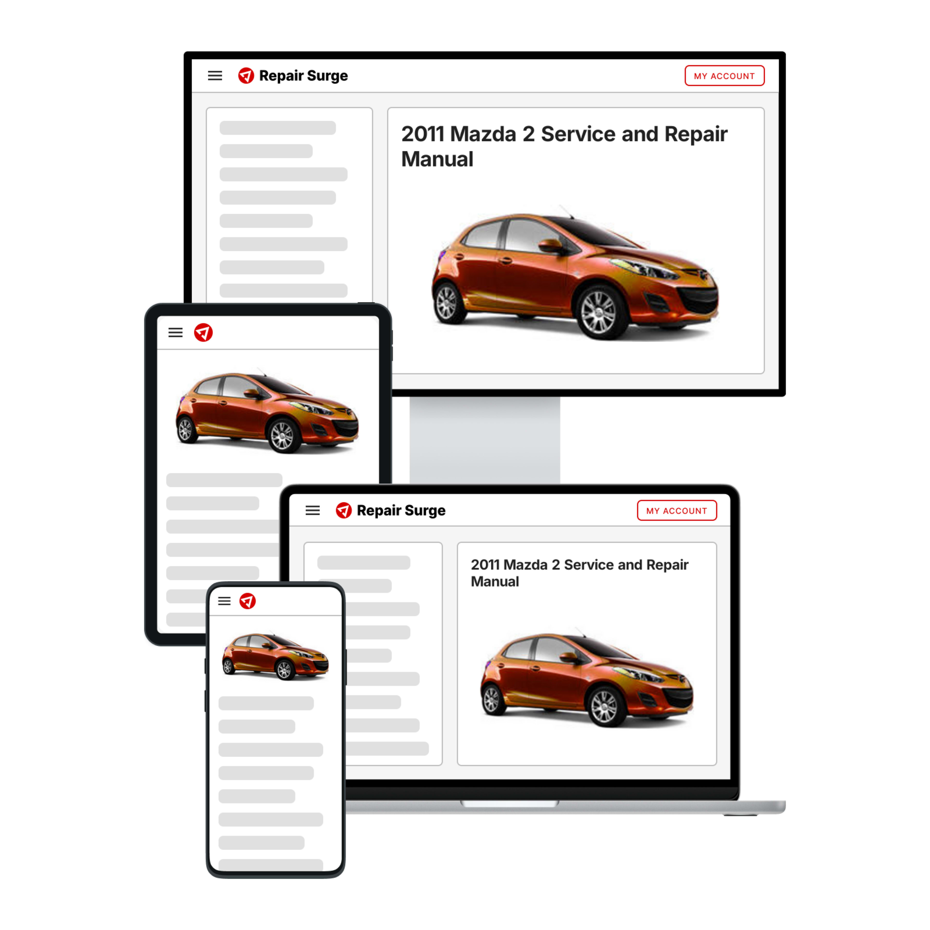 2011 Mazda 2 service and repair manual hero image