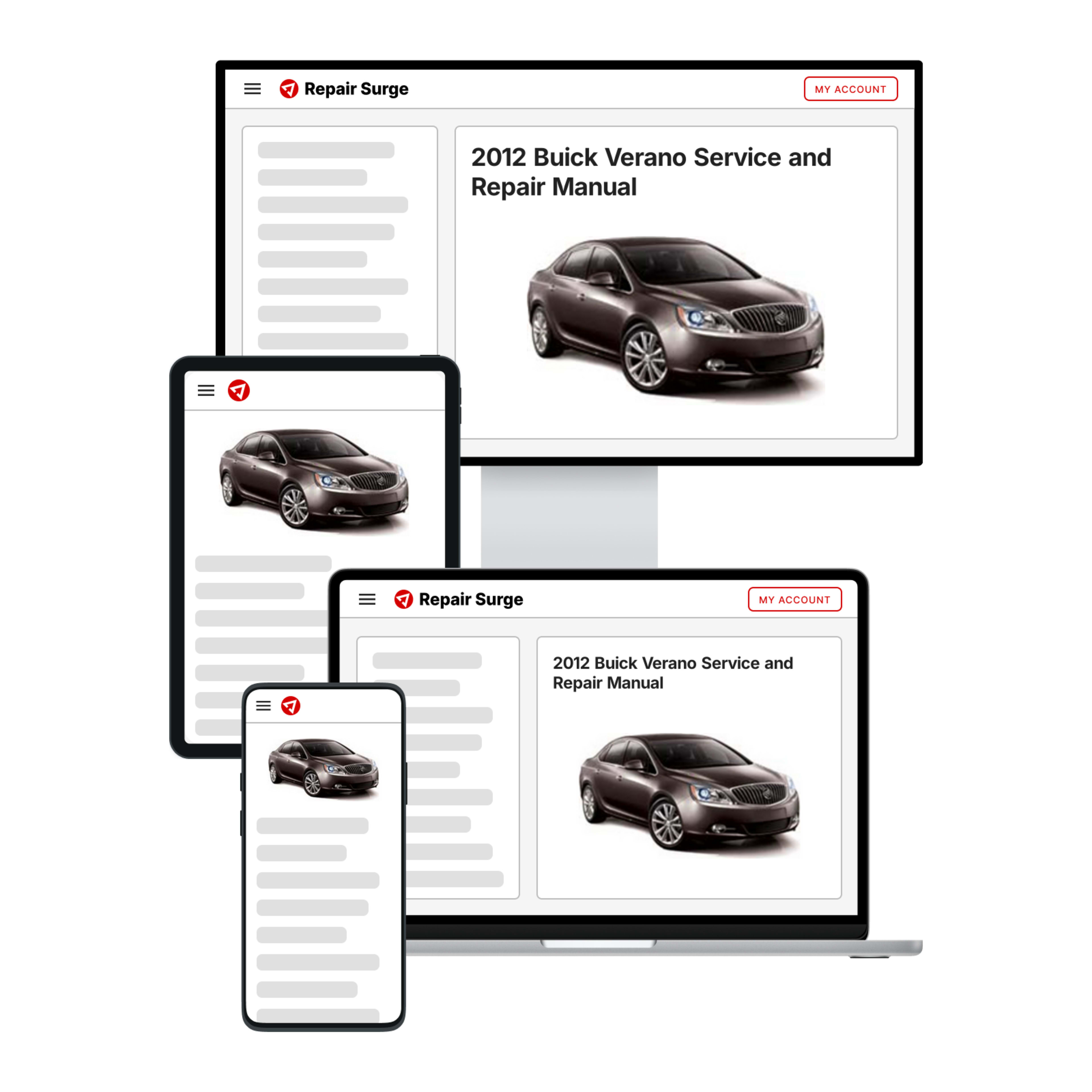 2012 Buick Verano service and repair manual hero image
