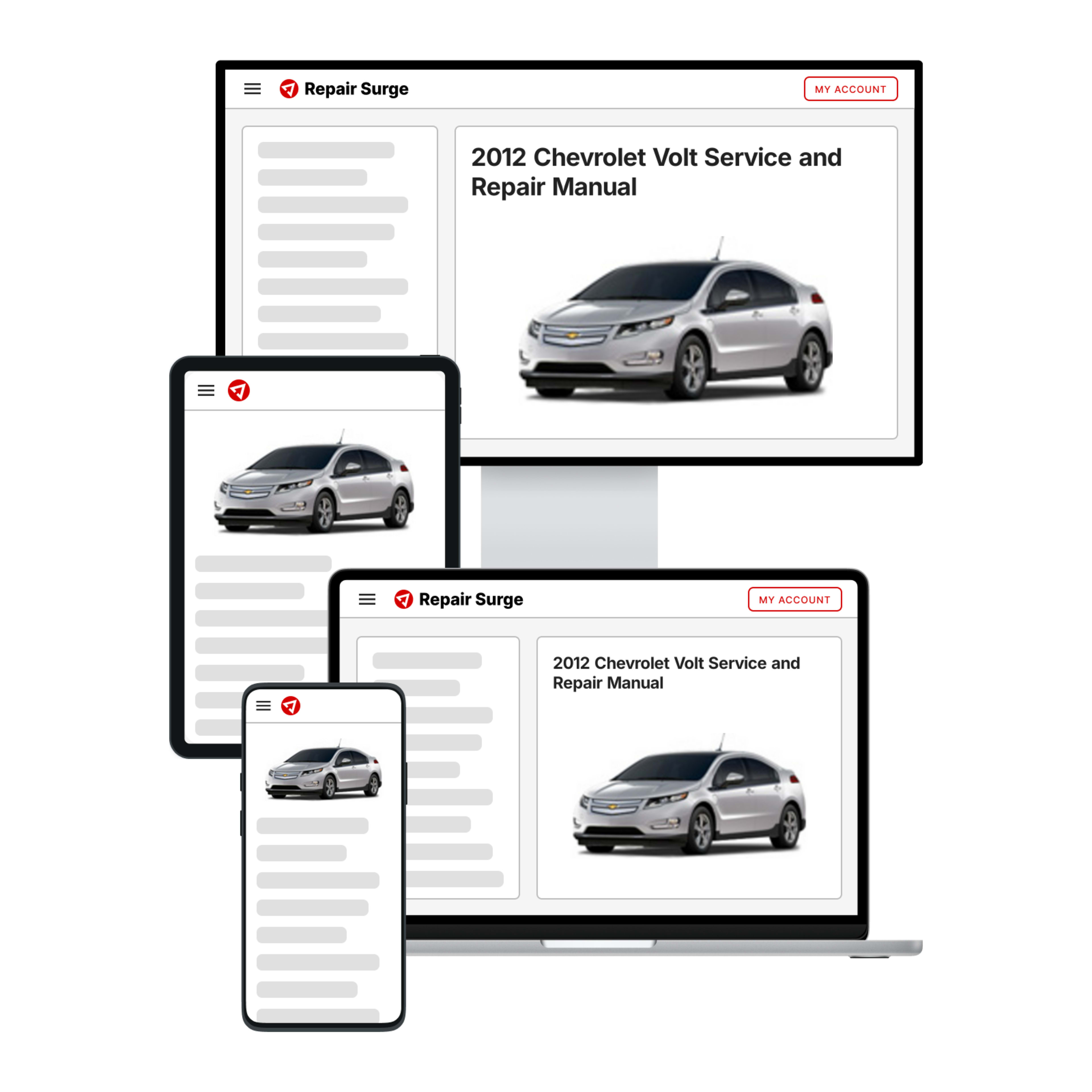 2012 Chevrolet Volt service and repair manual hero image