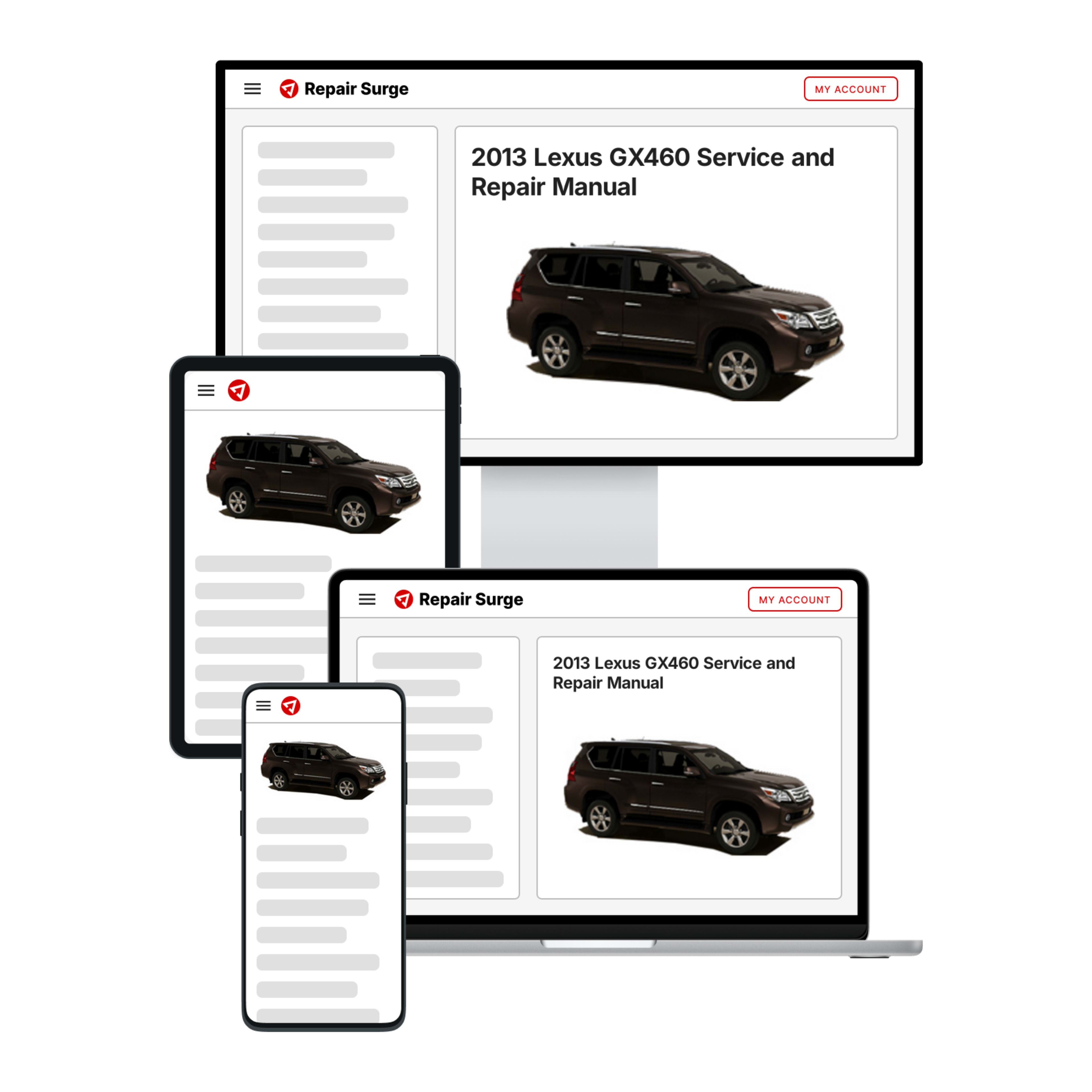 2013 Lexus GX460 service and repair manual hero image