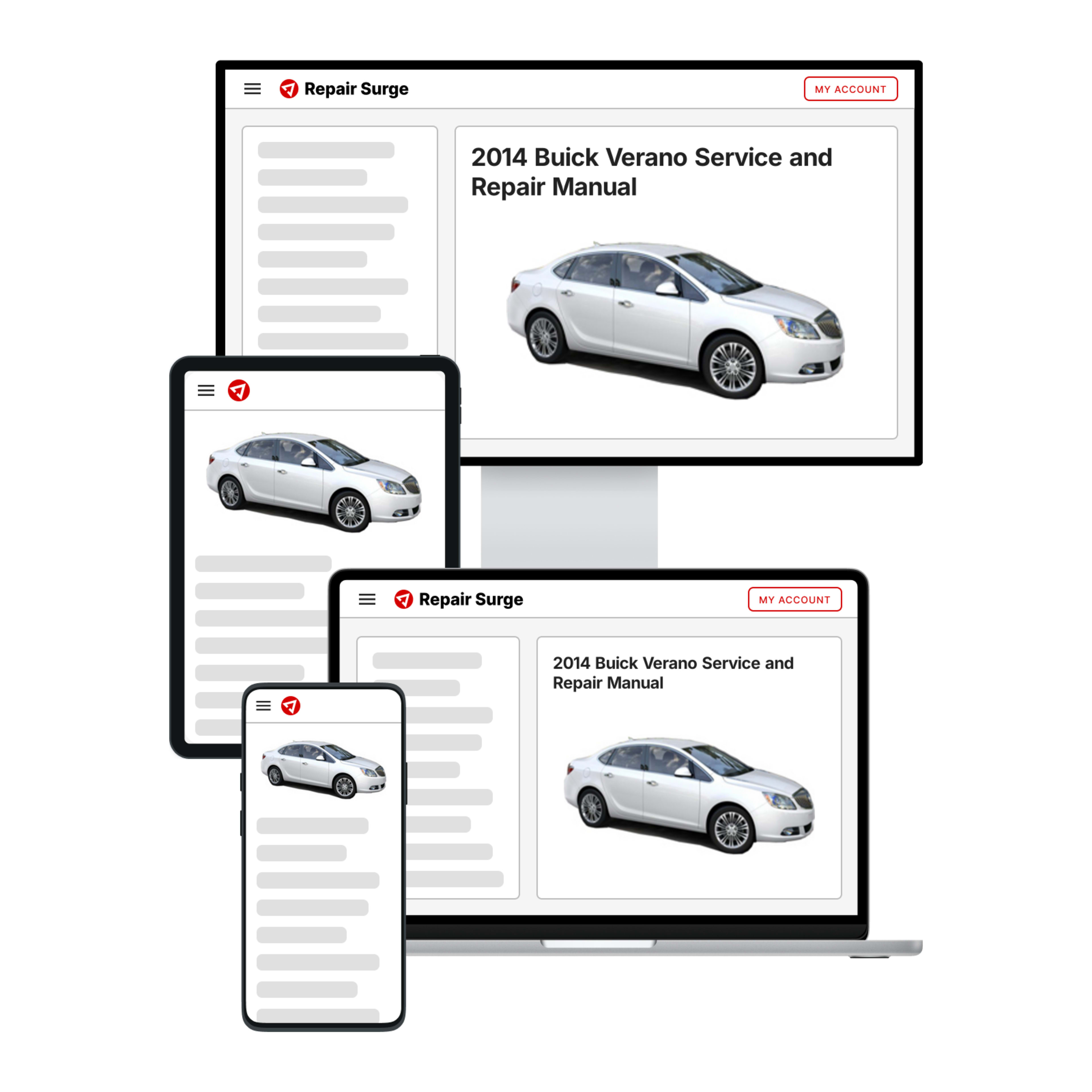 2014 Buick Verano service and repair manual hero image
