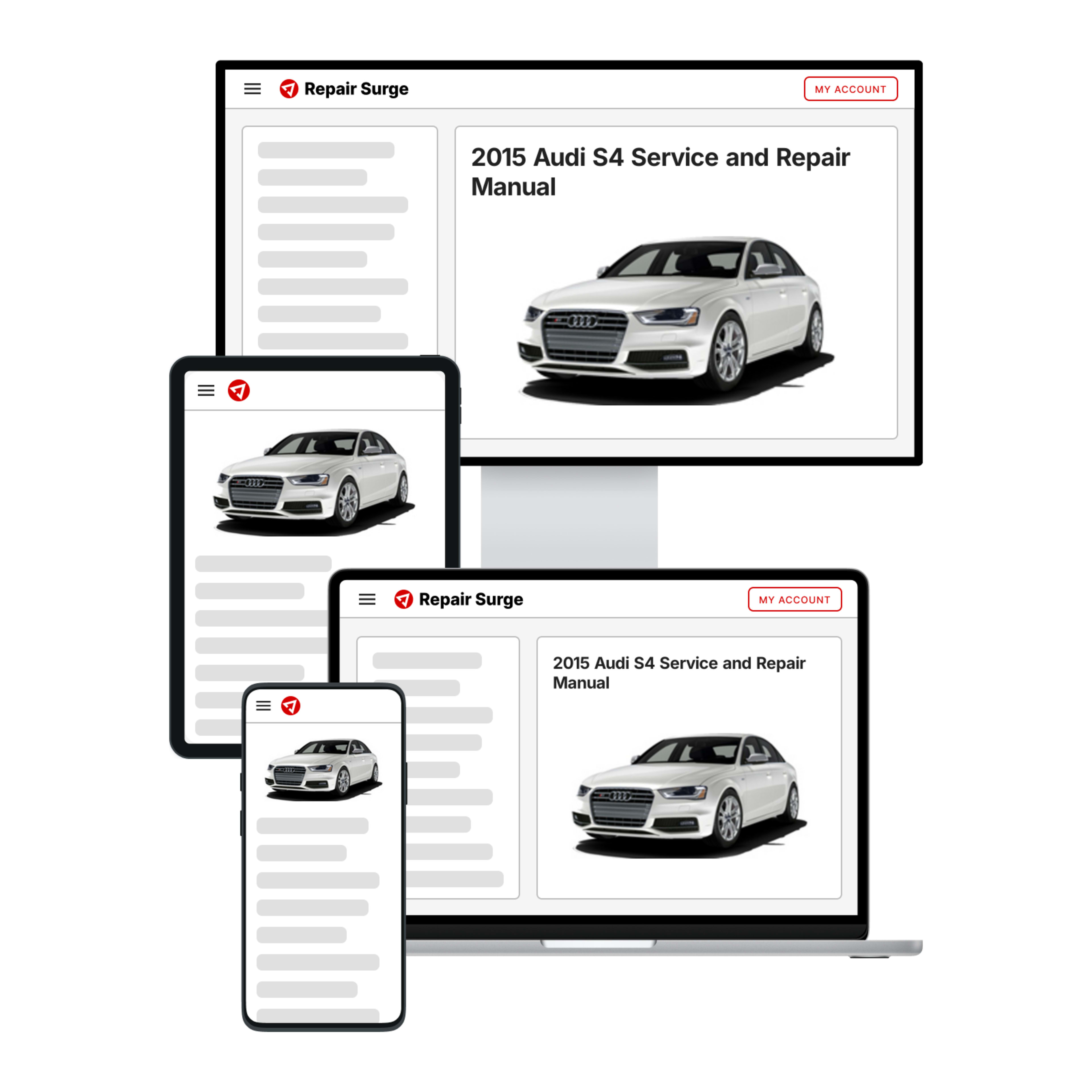 2015 Audi S4 service and repair manual hero image