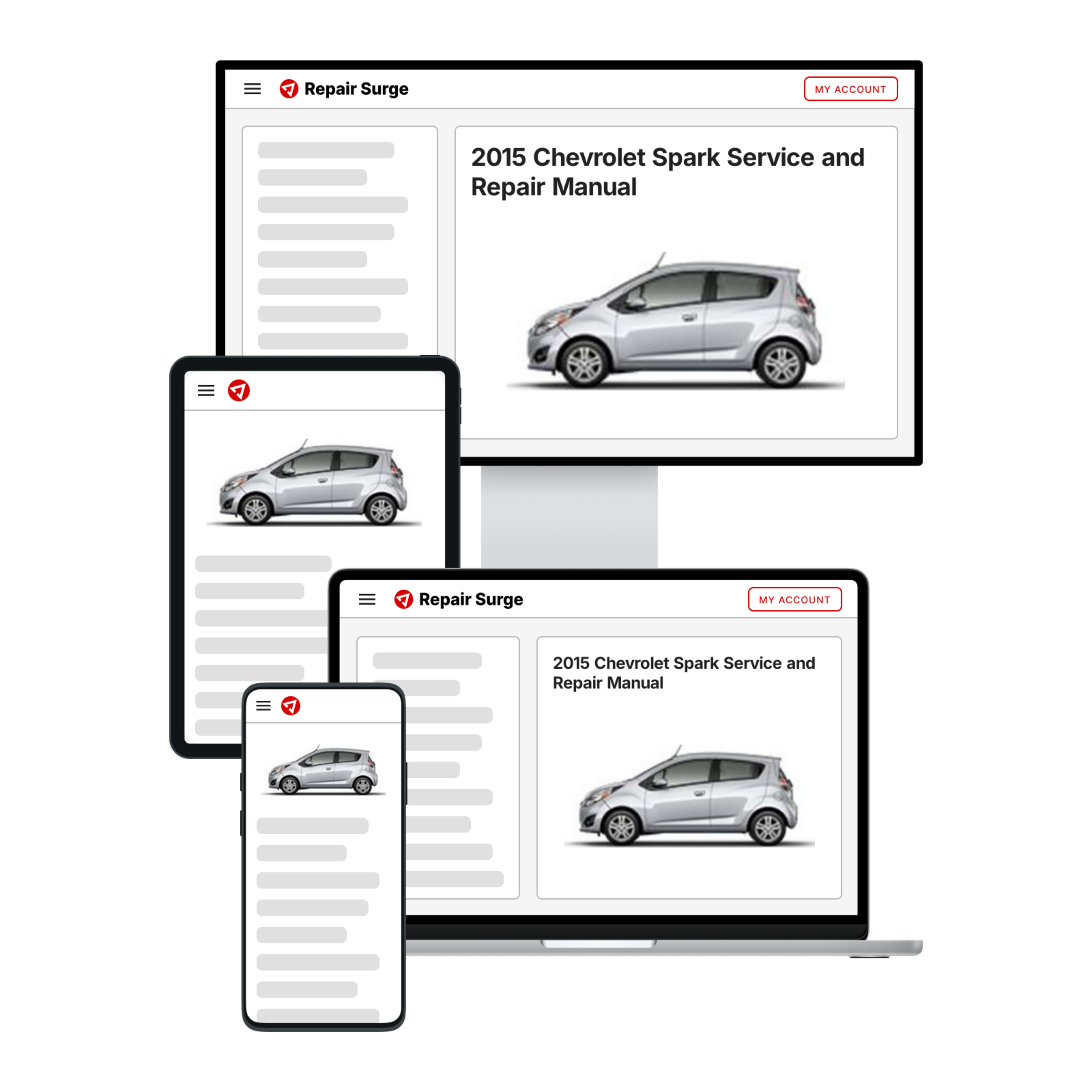 2015 Chevrolet Spark service and repair manual hero image