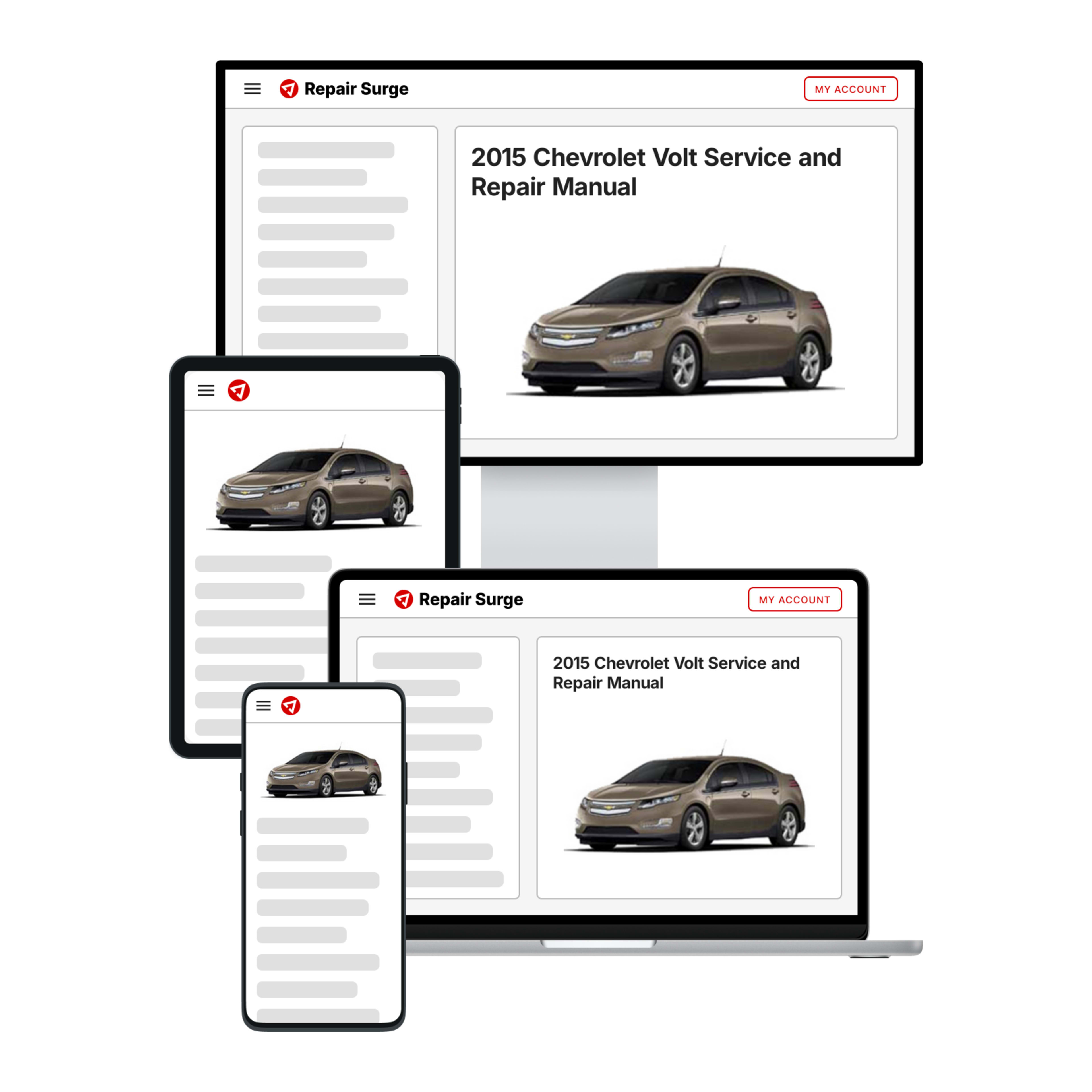 2015 Chevrolet Volt service and repair manual hero image