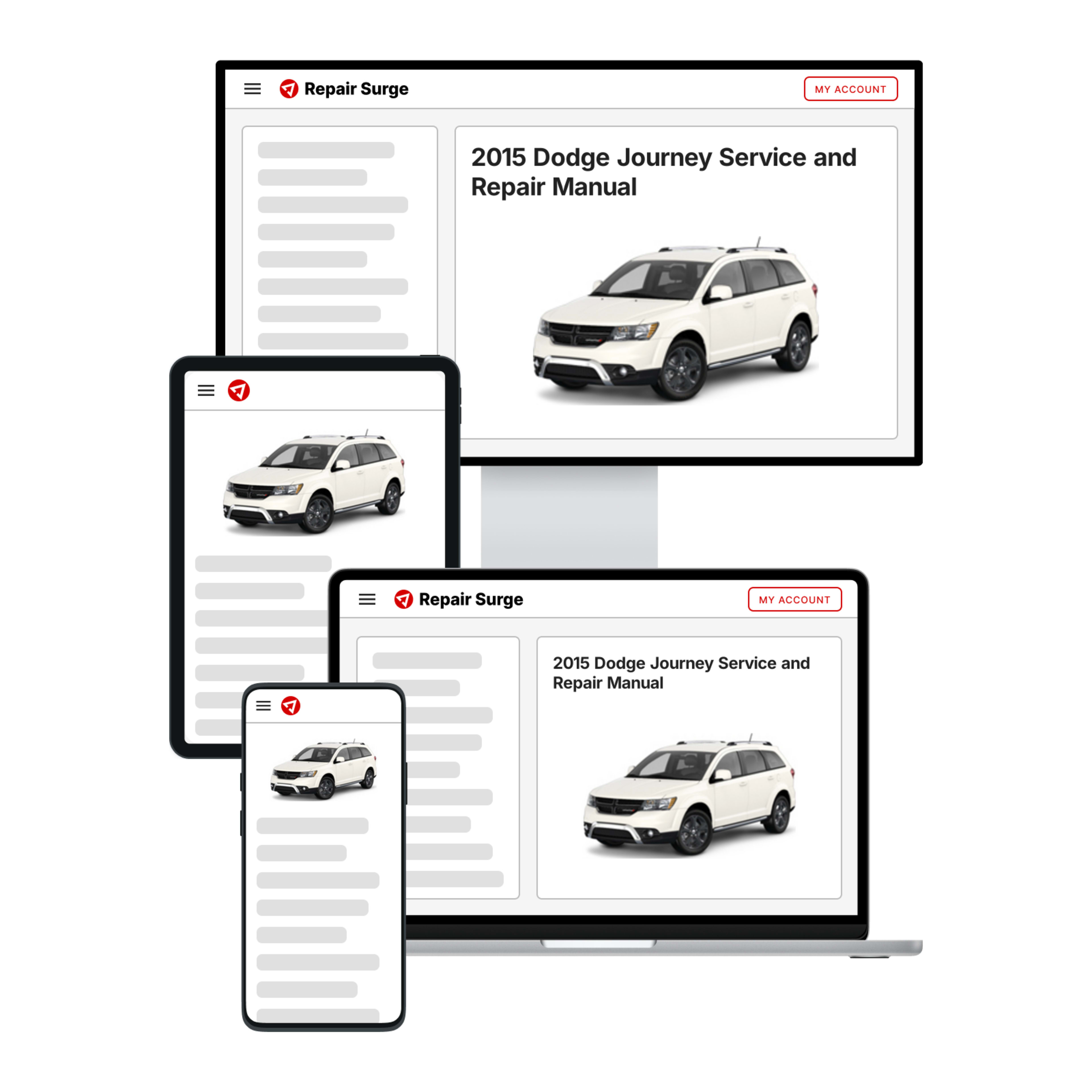 2015 Dodge Journey service and repair manual hero image
