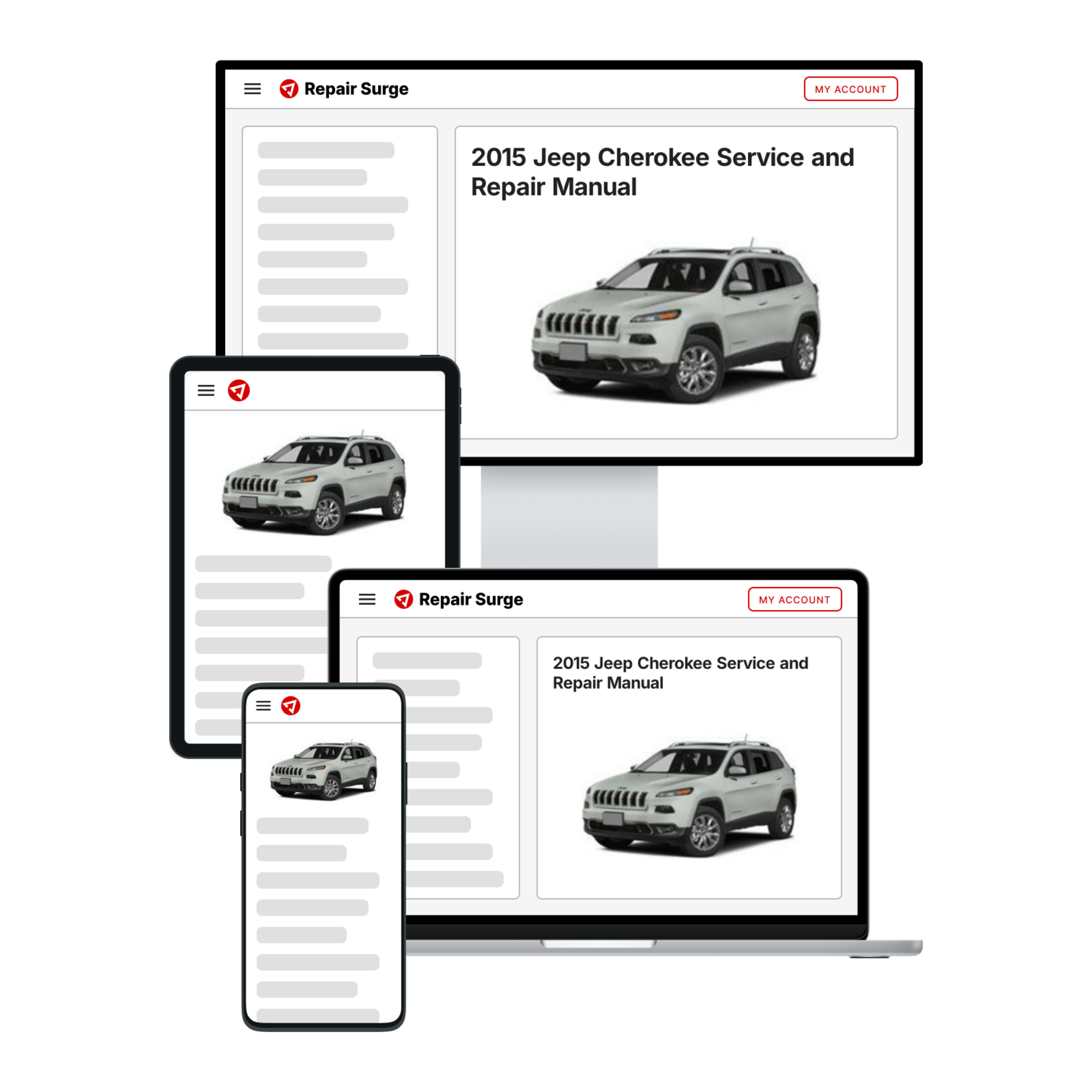 2015 Jeep Cherokee service and repair manual hero image