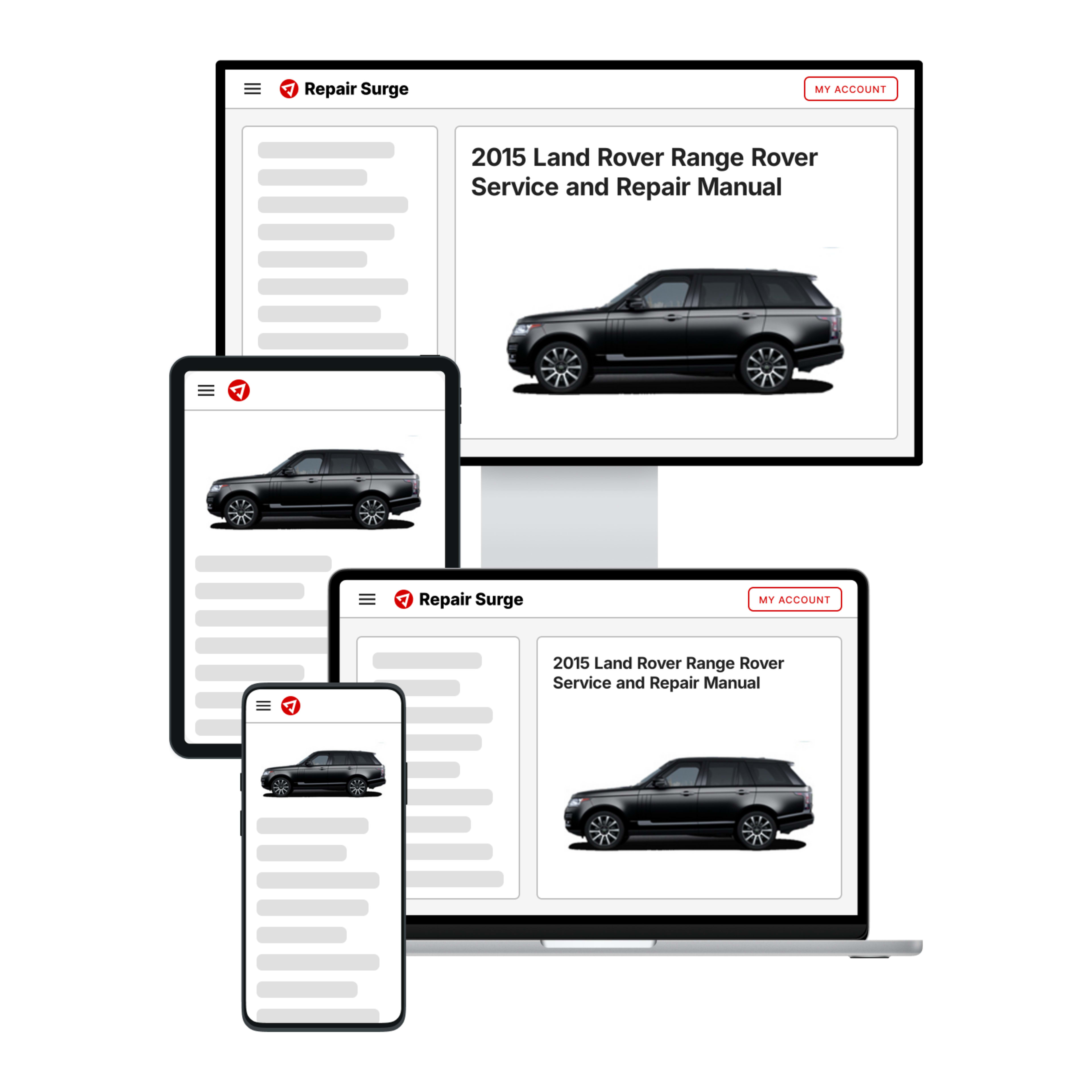 2015 Land Rover Range Rover service and repair manual hero image