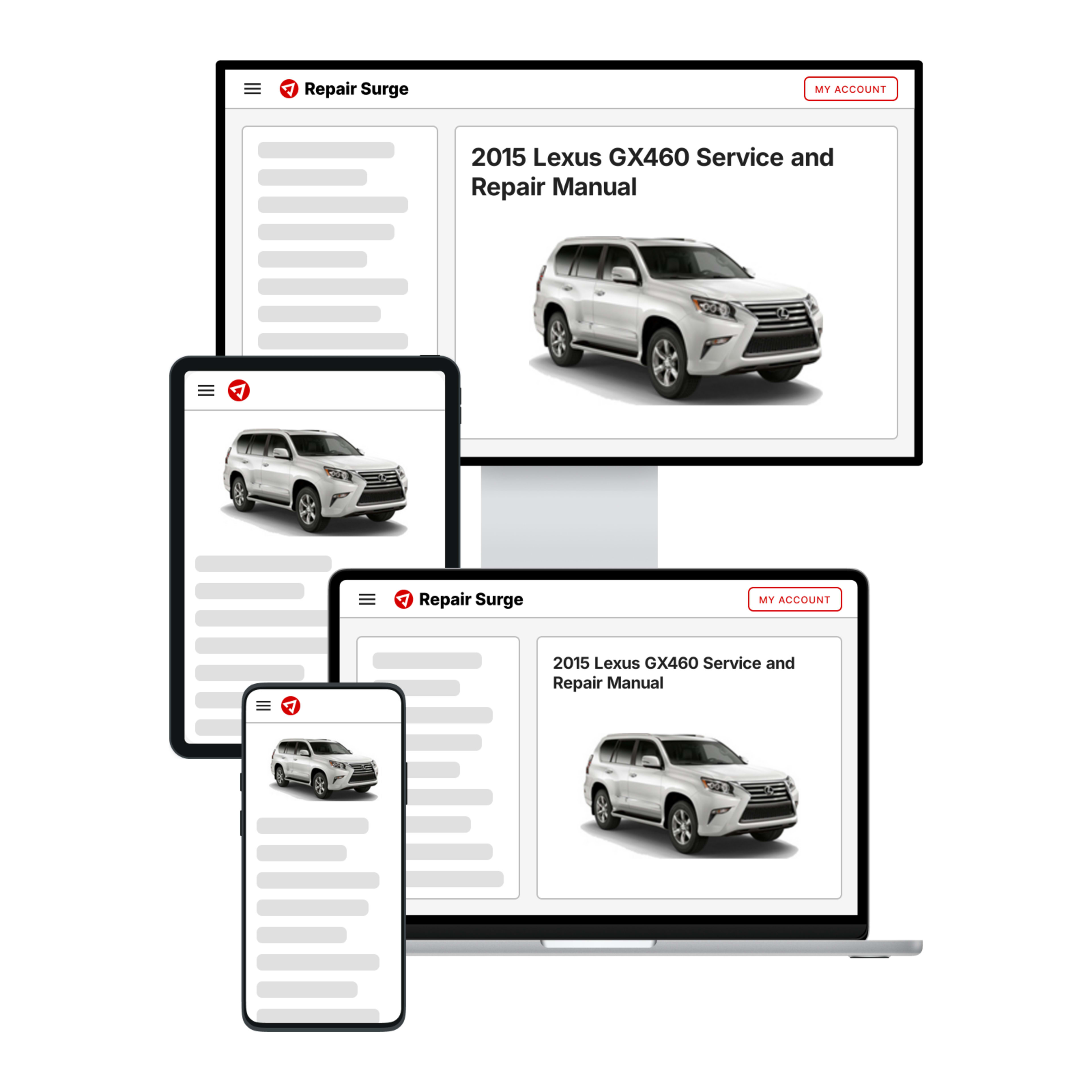 2015 Lexus GX460 service and repair manual hero image