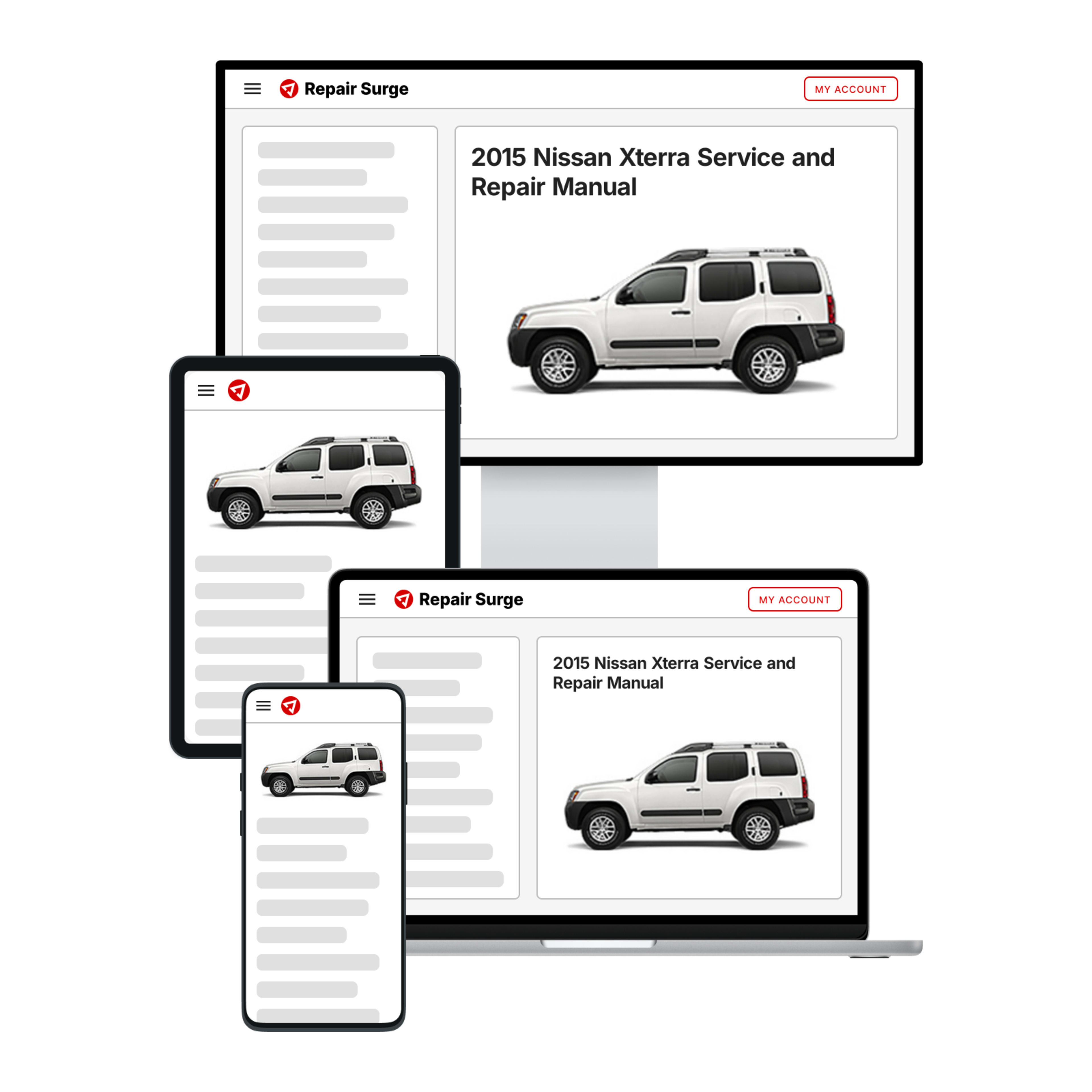 2015 Nissan Xterra service and repair manual hero image