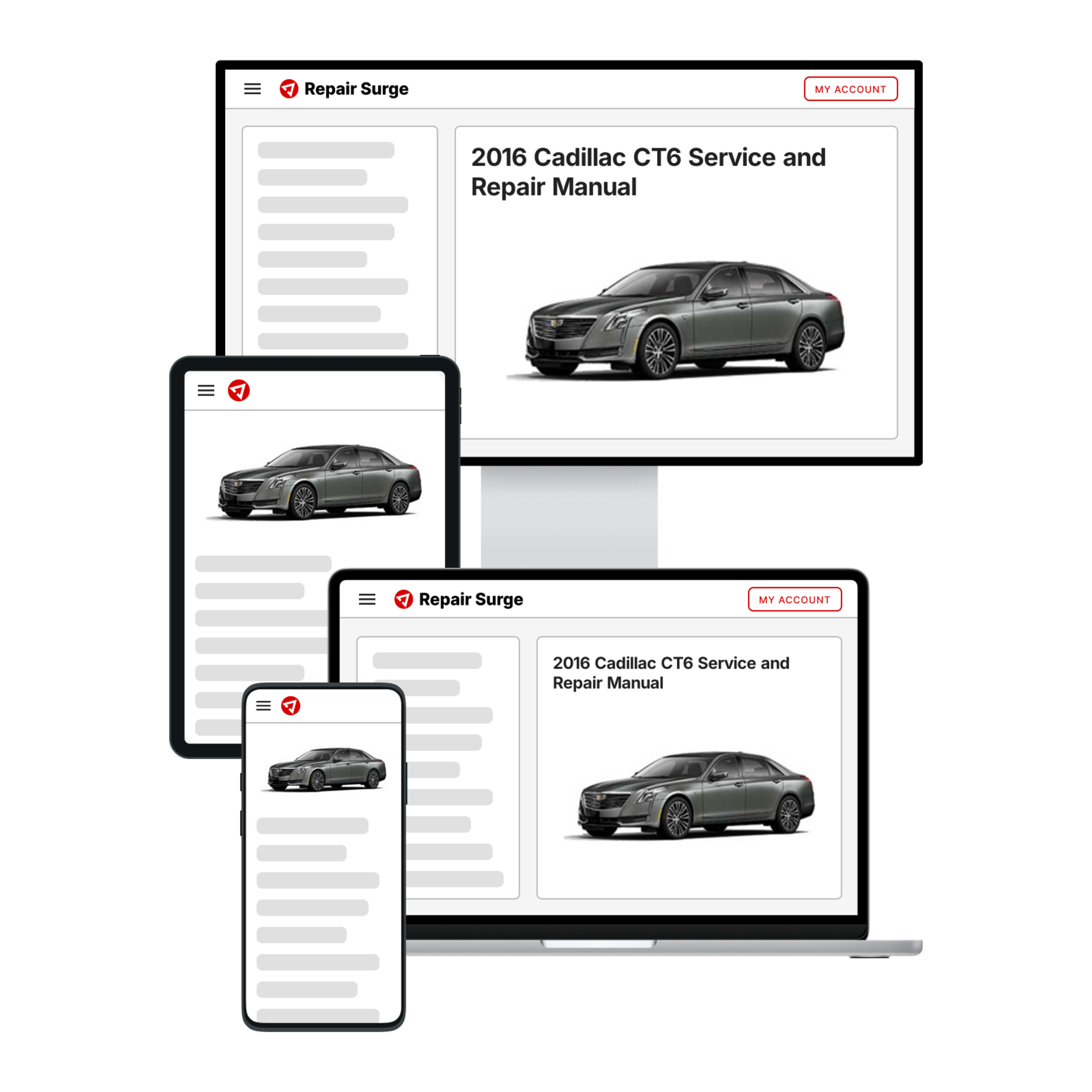 2016 Cadillac CT6 service and repair manual hero image