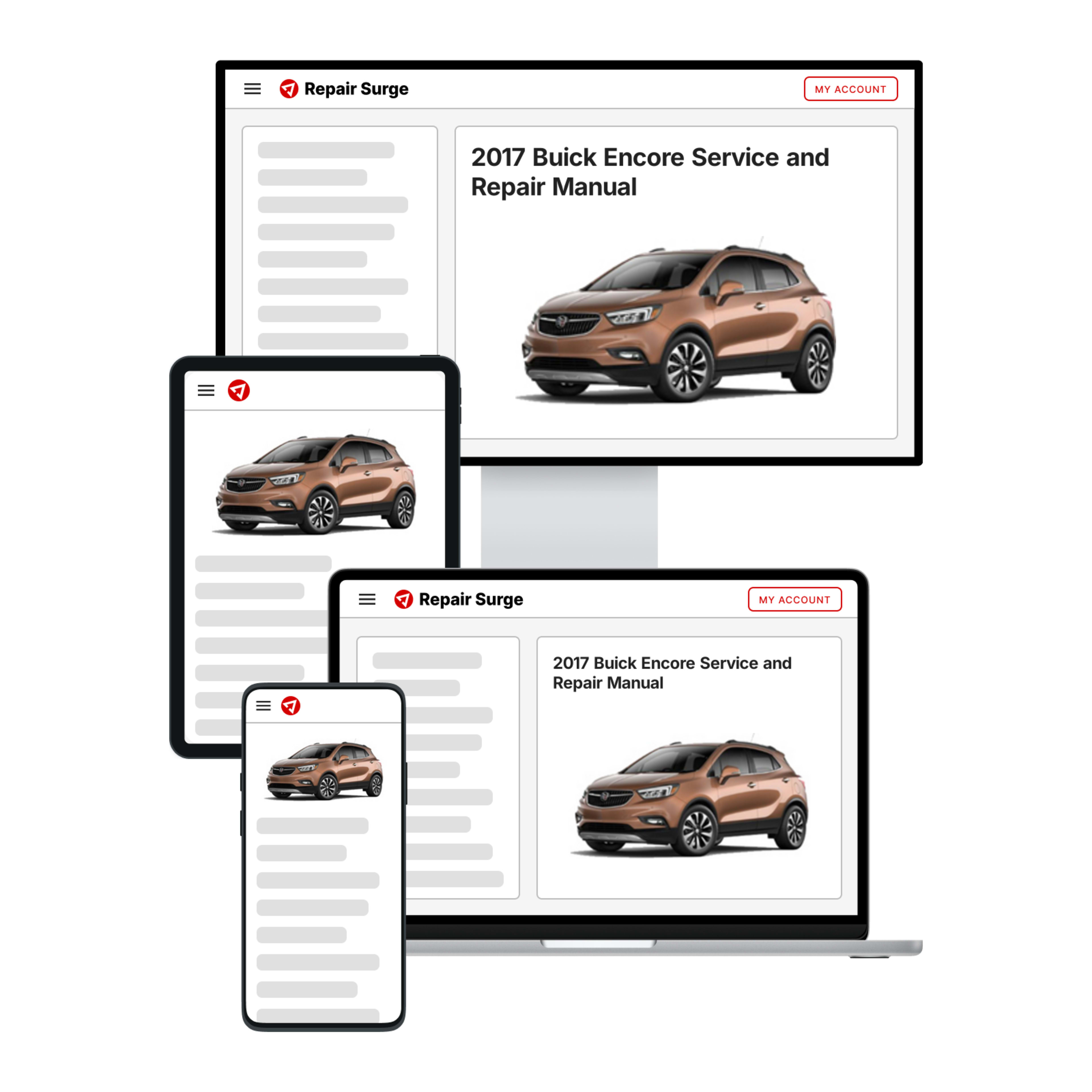 2017 Buick Encore service and repair manual hero image