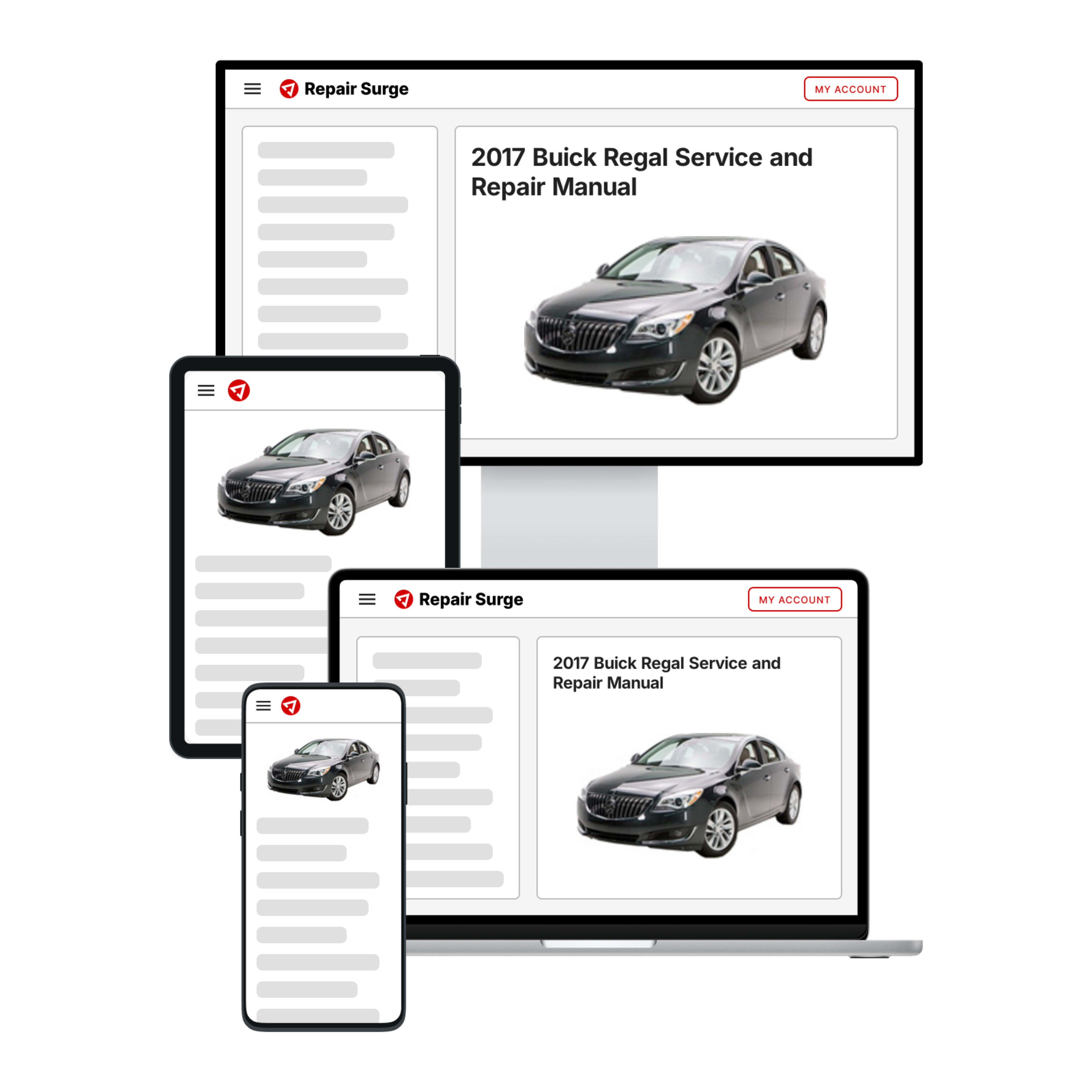 2017 Buick Regal service and repair manual hero image