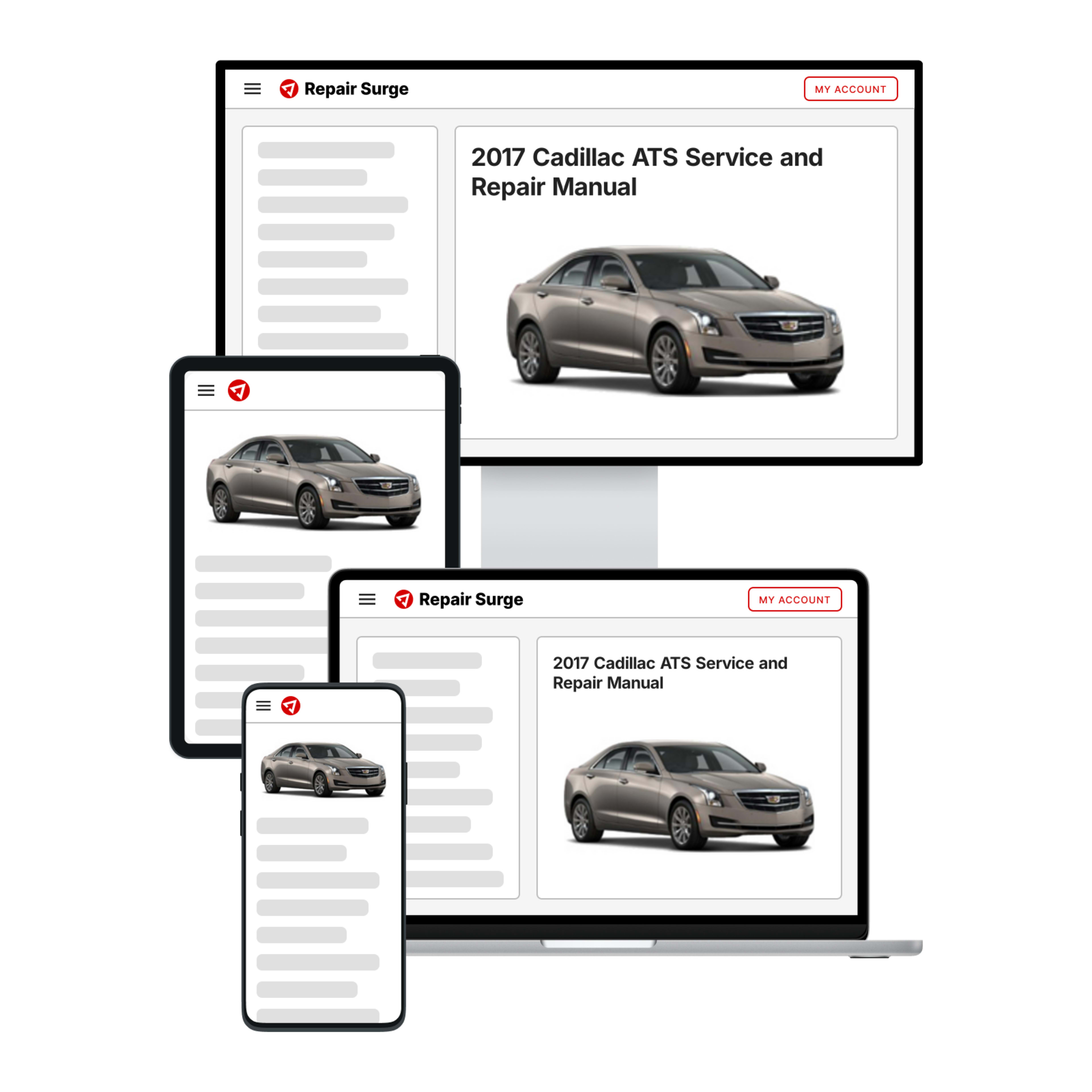 2017 Cadillac ATS service and repair manual hero image