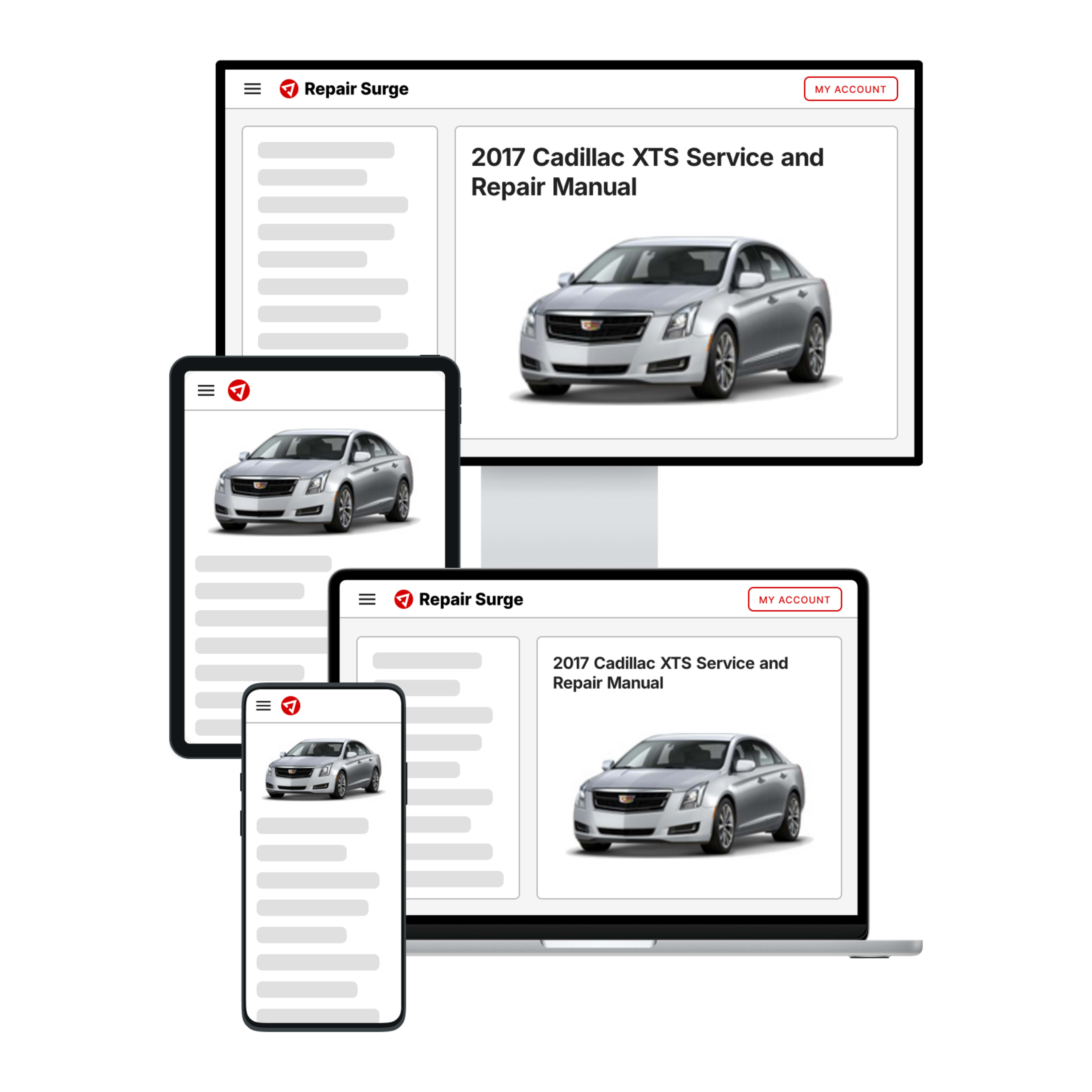 2017 Cadillac XTS service and repair manual hero image