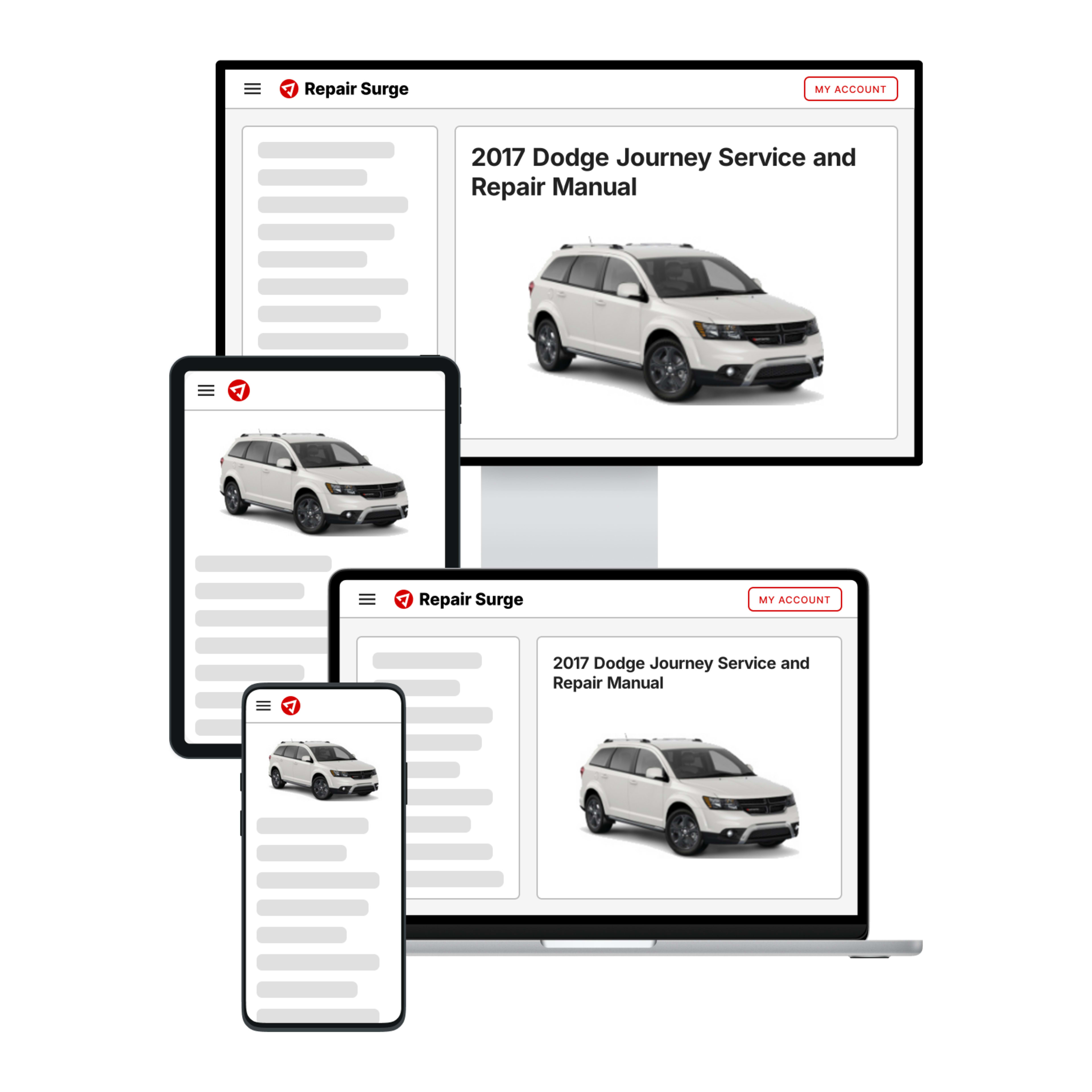 2017 Dodge Journey service and repair manual hero image