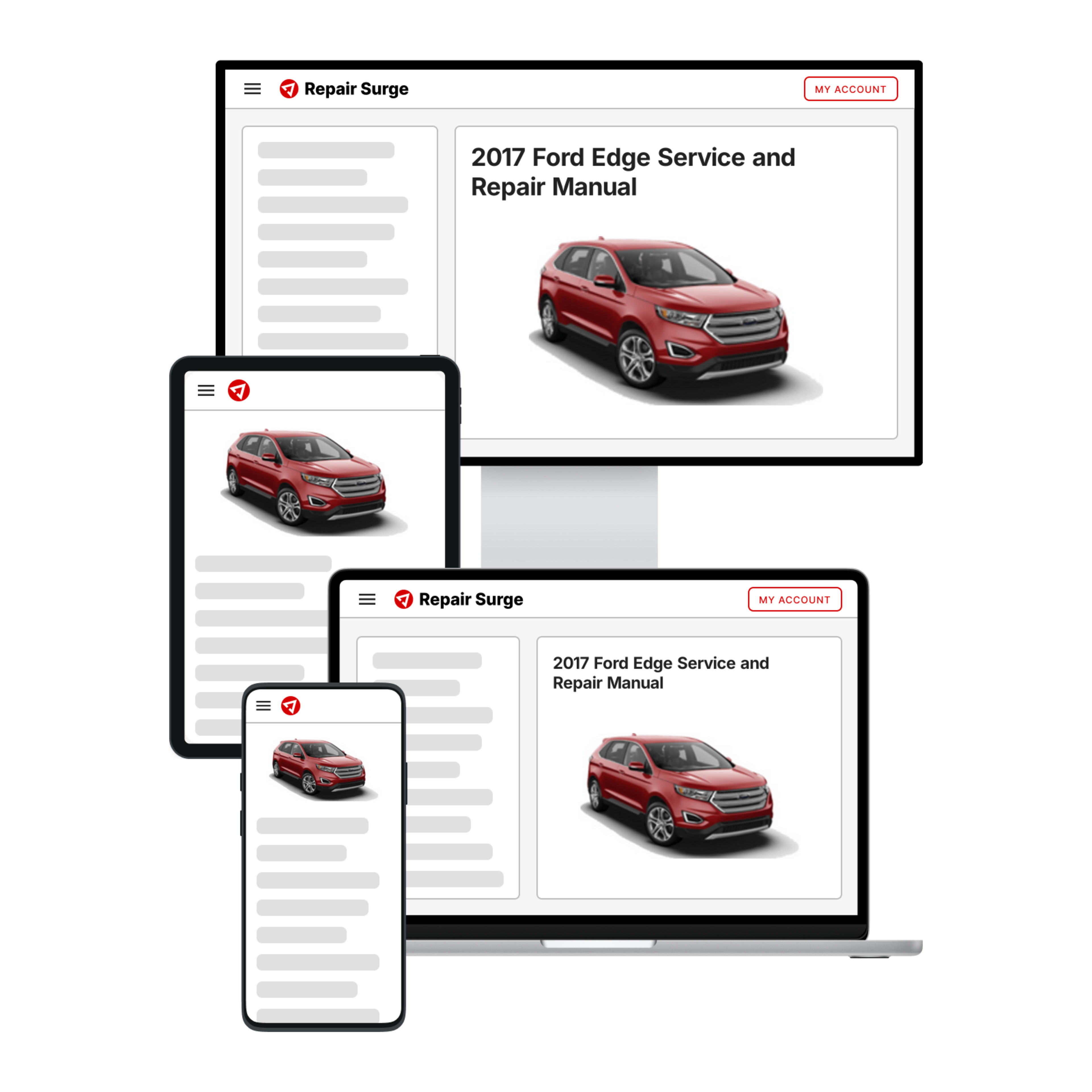2017 Ford Edge service and repair manual hero image