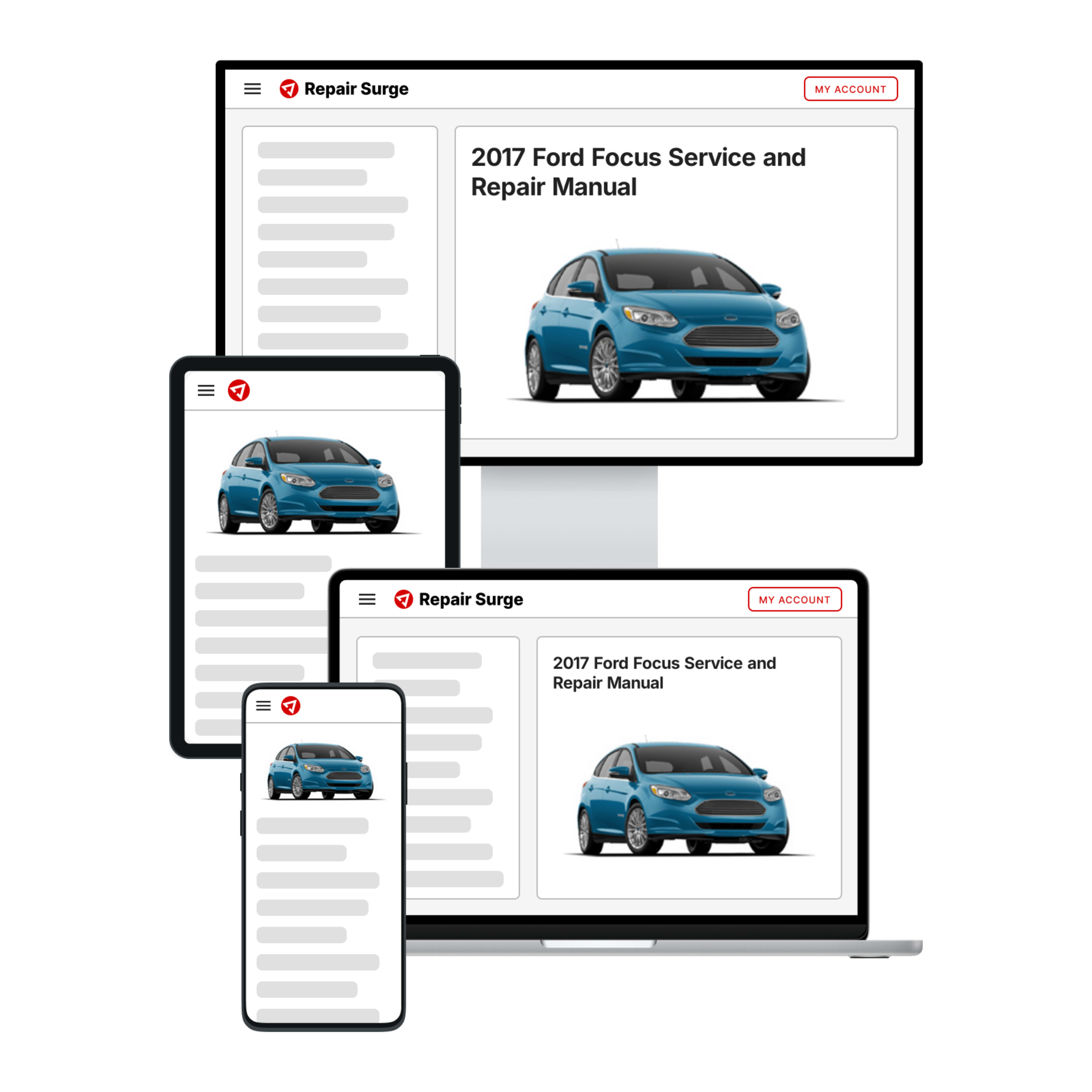 2017 Ford Focus service and repair manual hero image