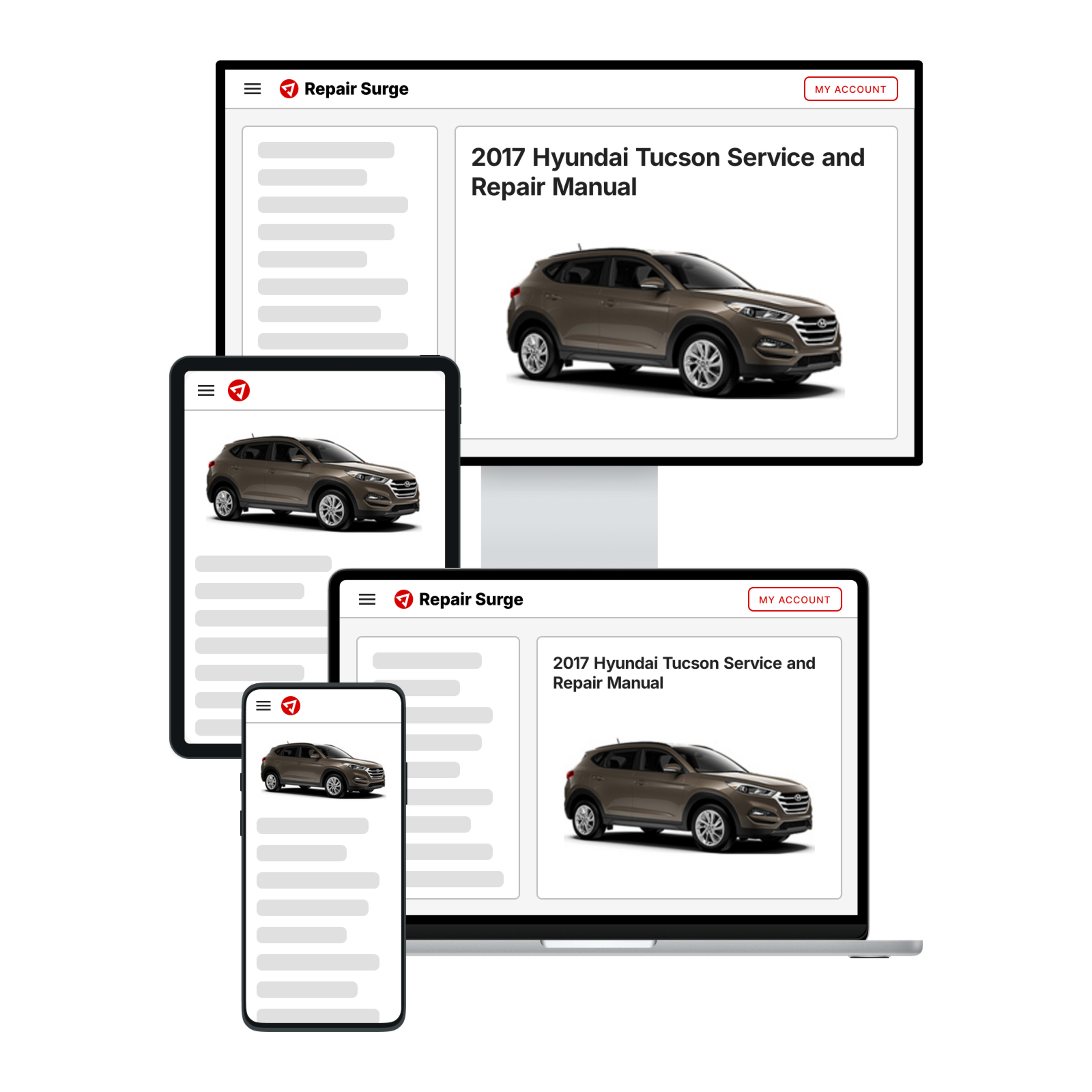 2017 Hyundai Tucson service and repair manual hero image