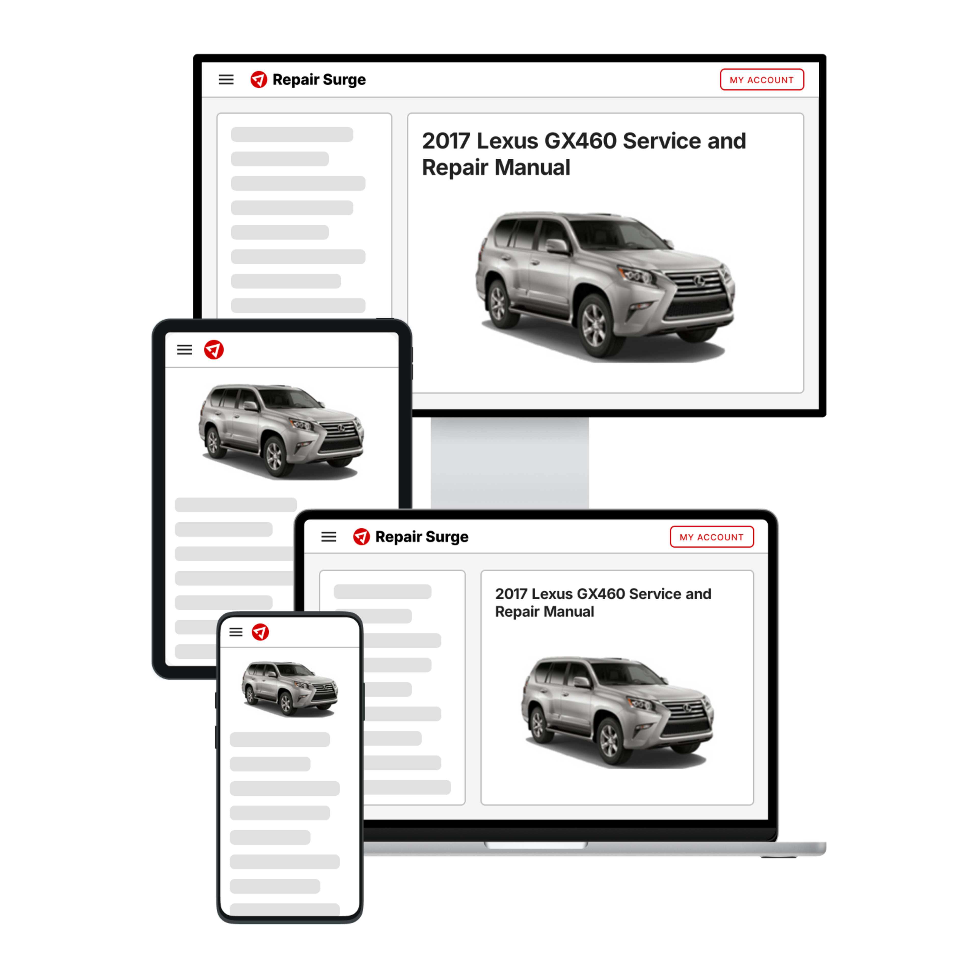 2017 Lexus GX460 service and repair manual hero image