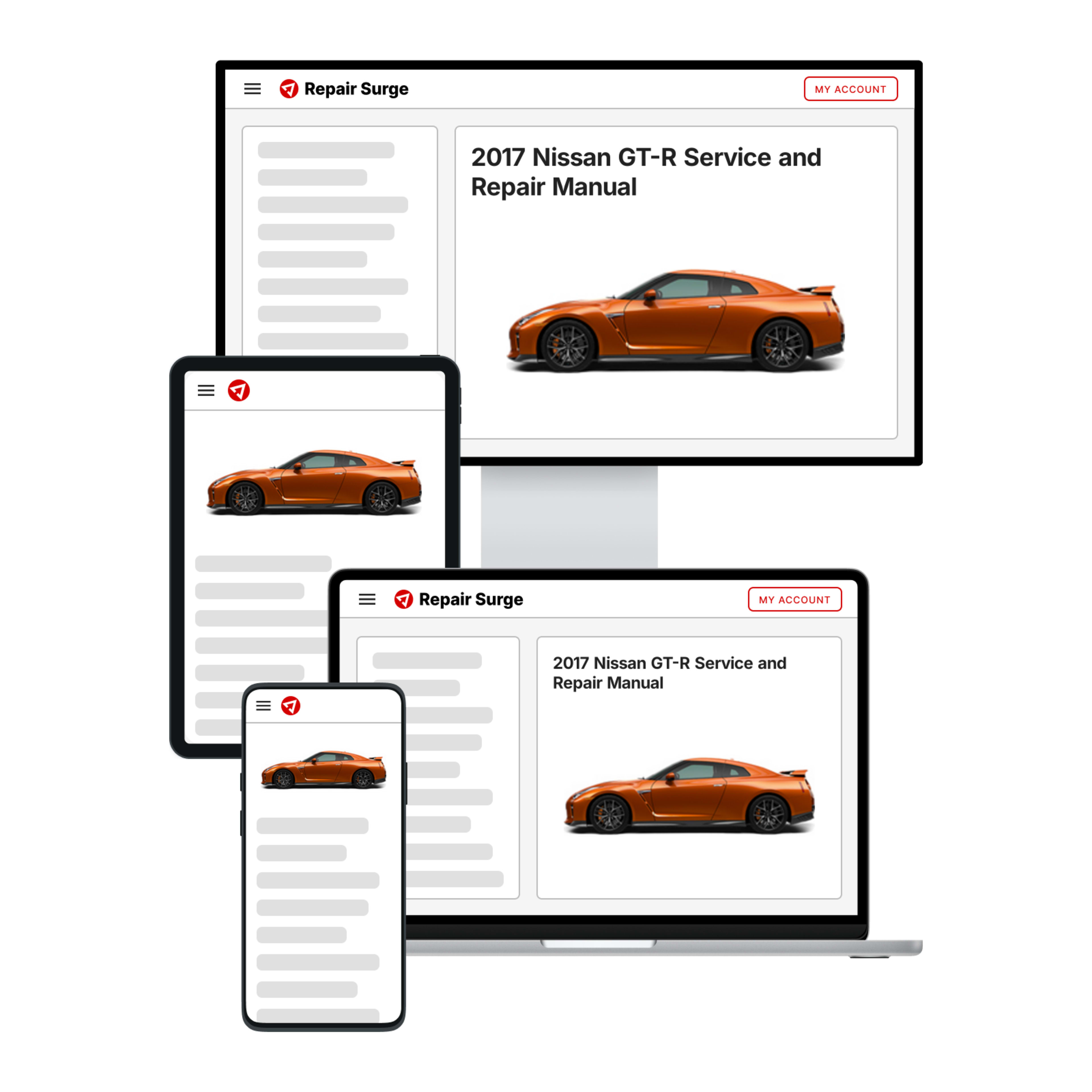2017 Nissan GT-R service and repair manual hero image