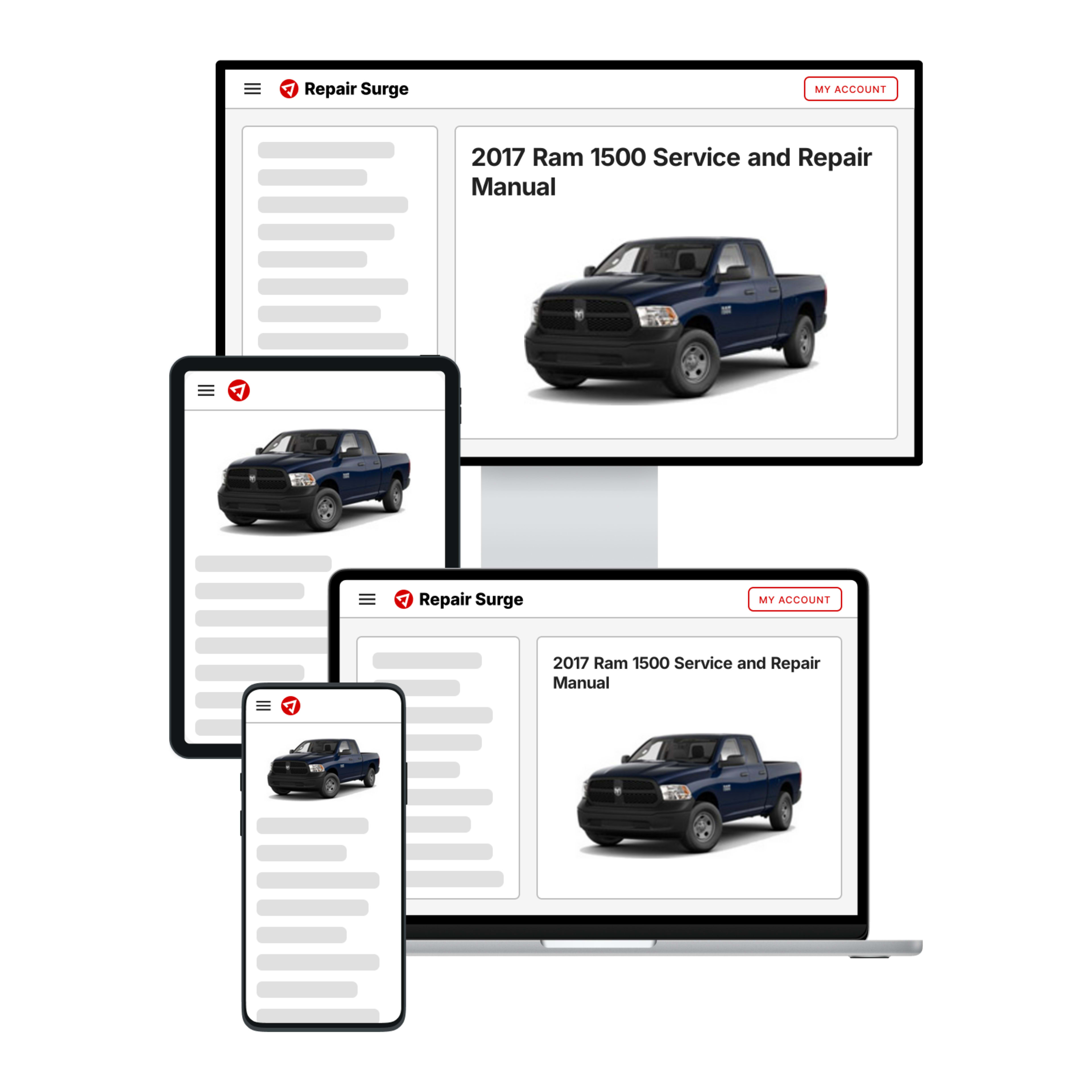 2017 Ram 1500 service and repair manual hero image