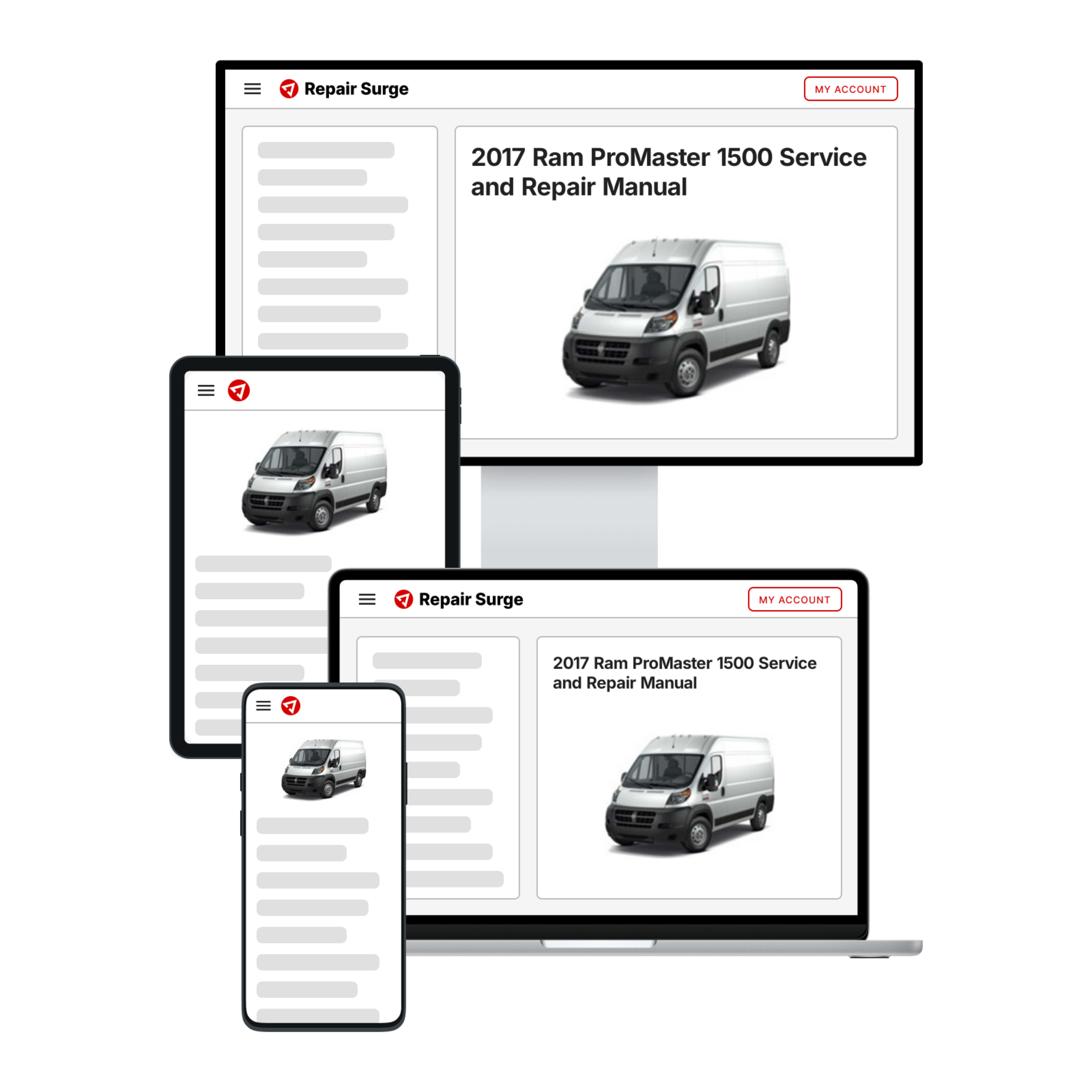 2017 Ram ProMaster 1500 service and repair manual hero image
