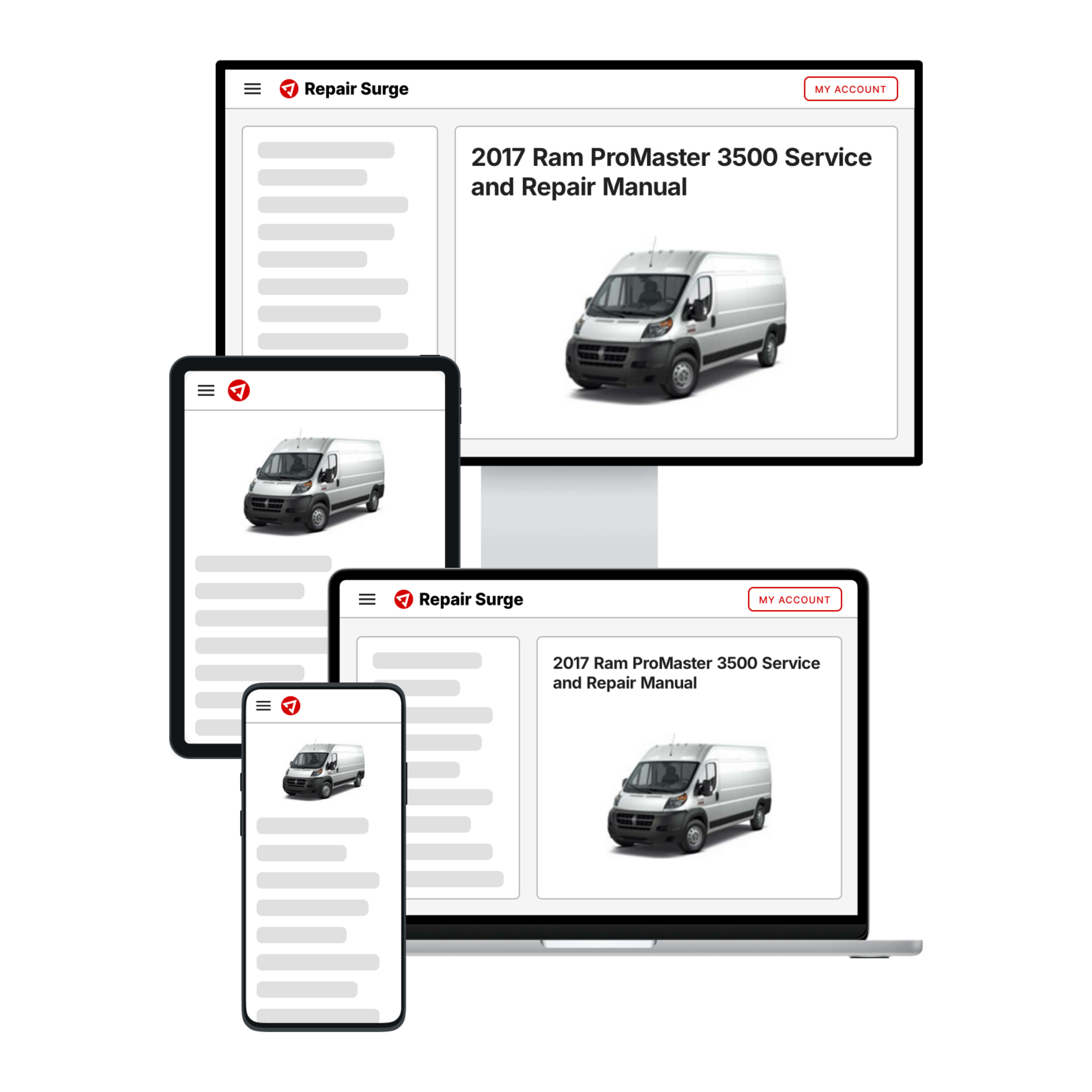 2017 Ram ProMaster 3500 service and repair manual hero image