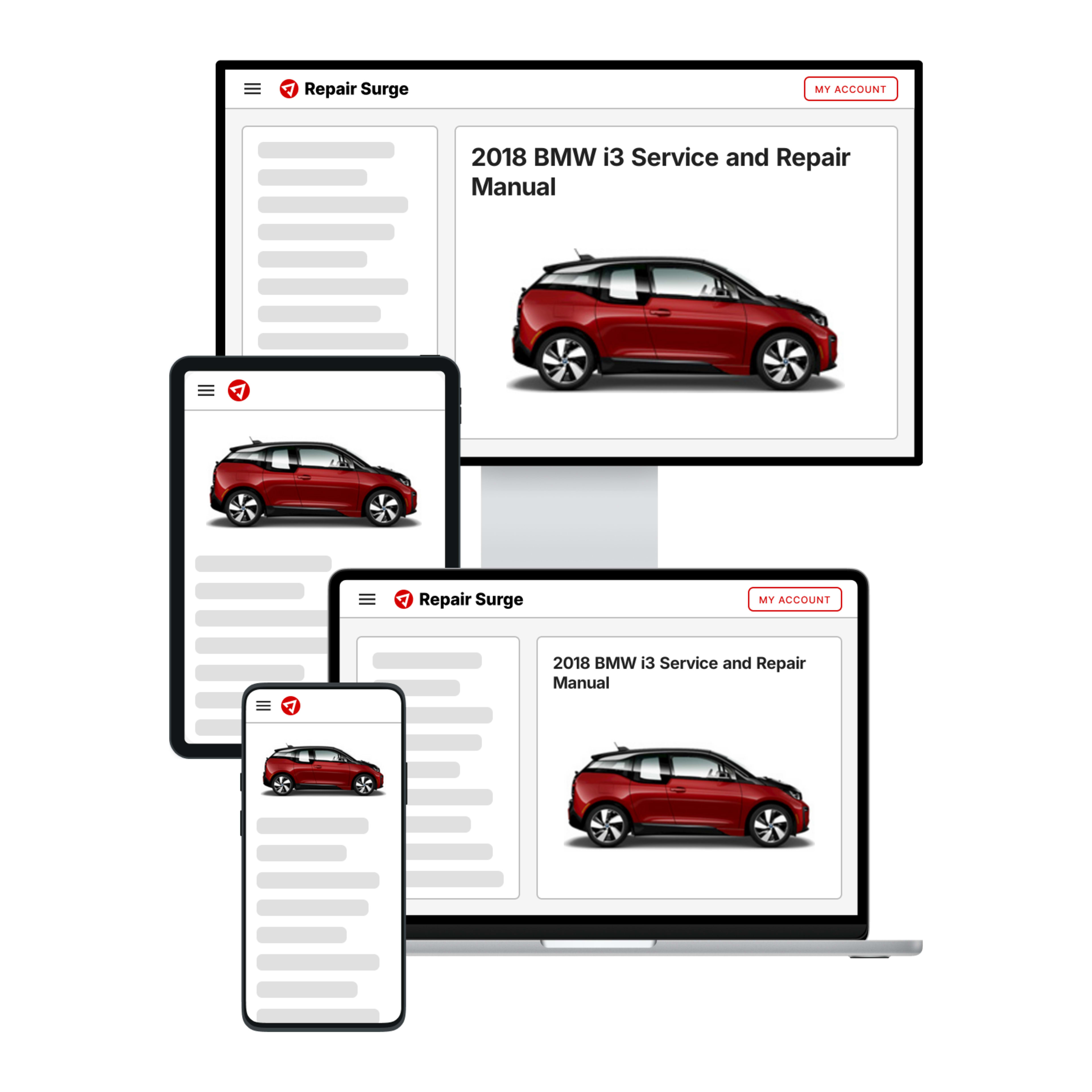 2018 BMW i3 service and repair manual hero image