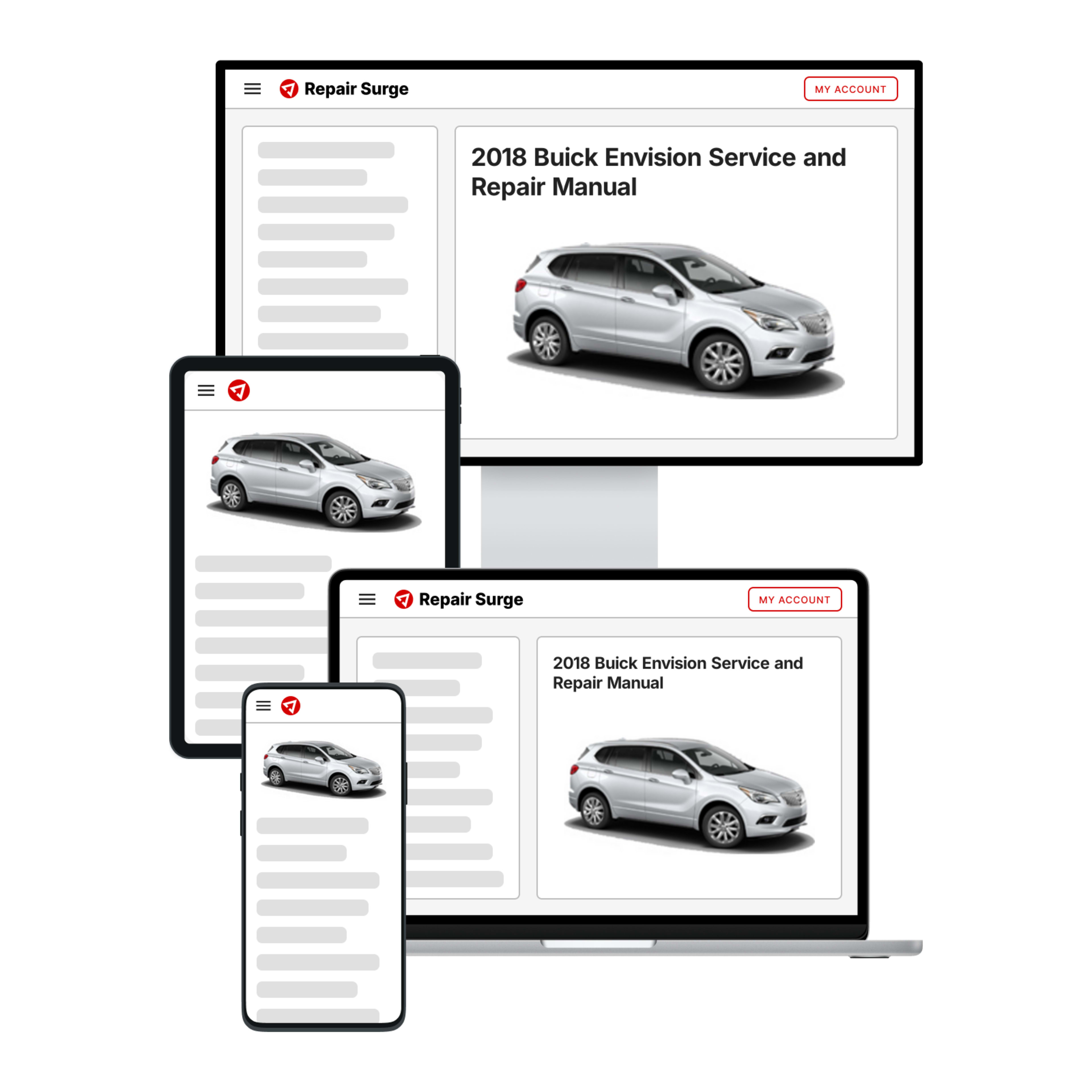 2018 Buick Envision service and repair manual hero image