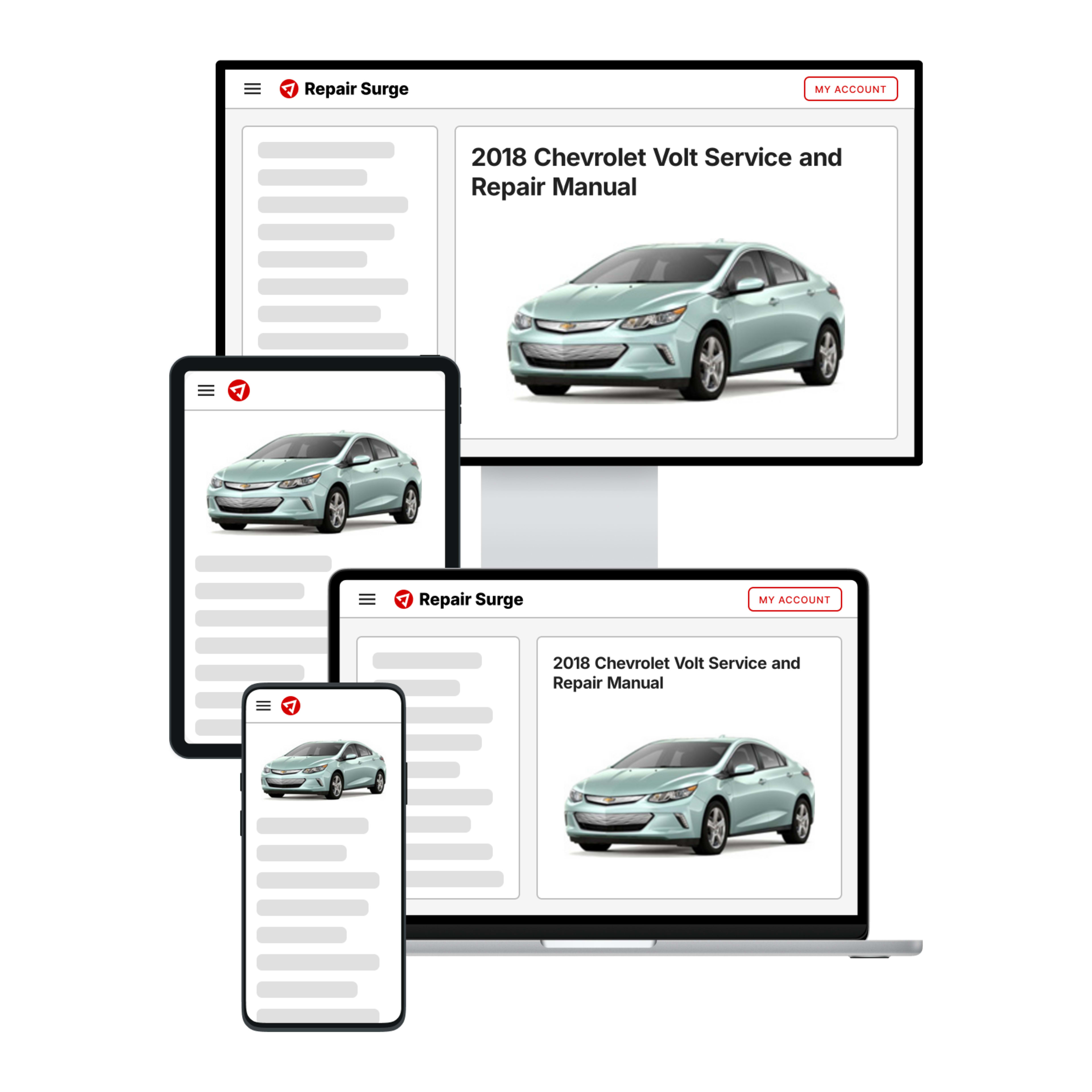 2018 Chevrolet Volt service and repair manual hero image