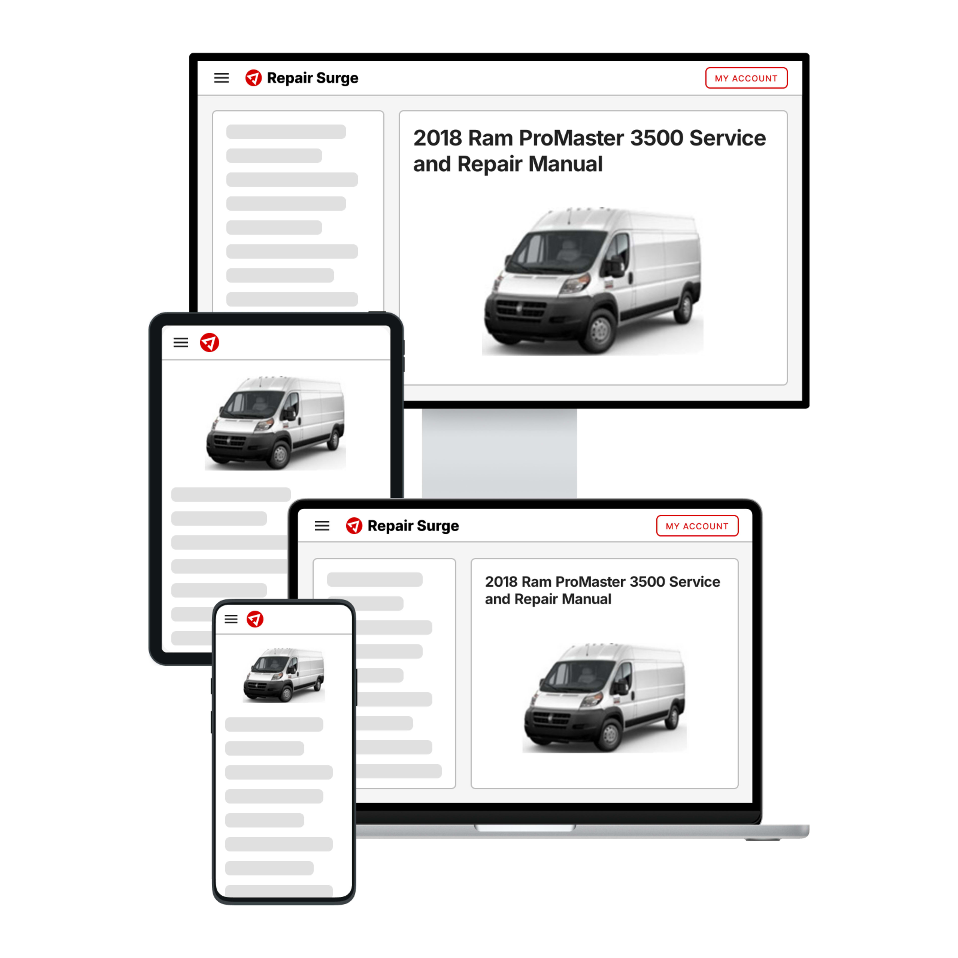 2018 Ram ProMaster 3500 service and repair manual hero image