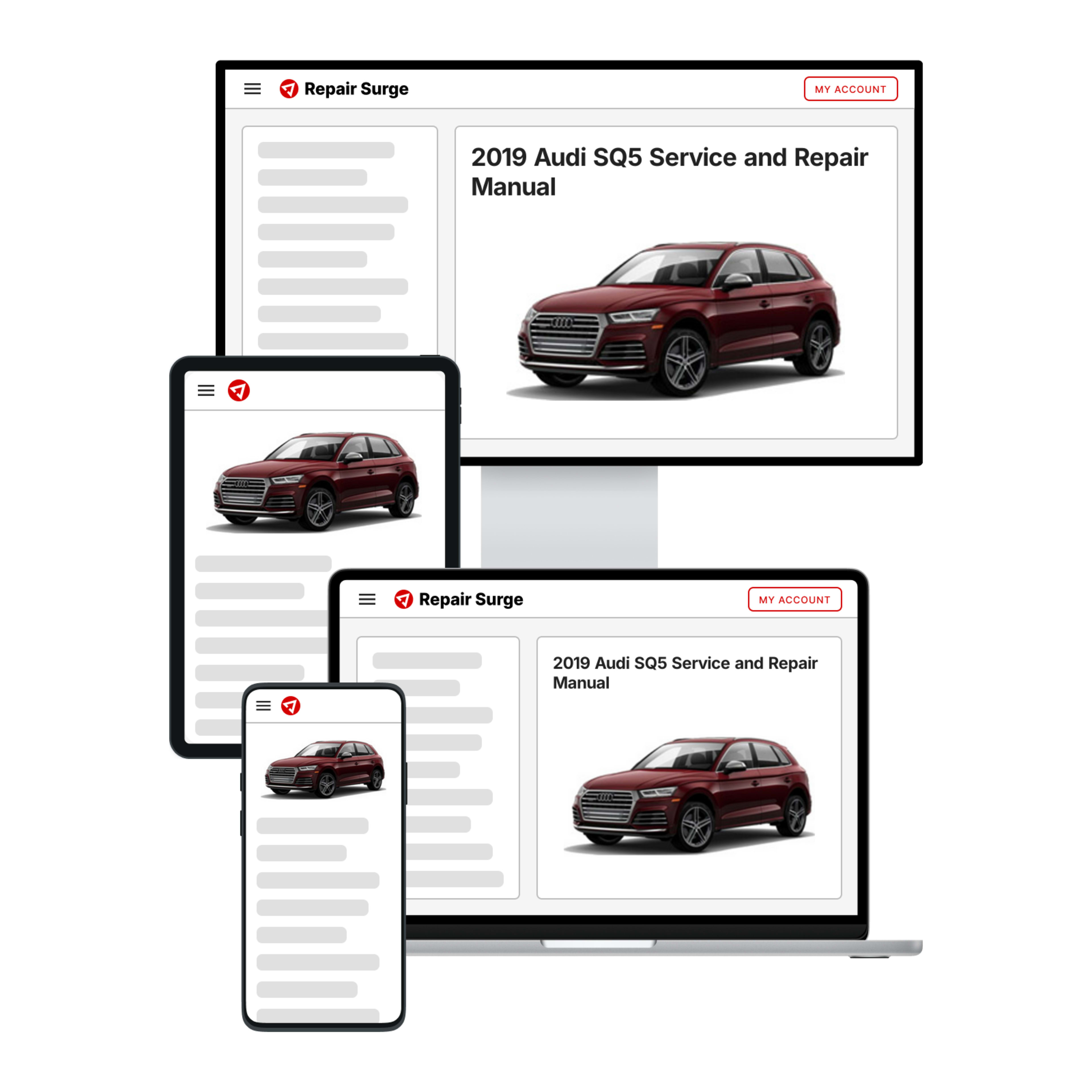 2019 Audi SQ5 service and repair manual hero image